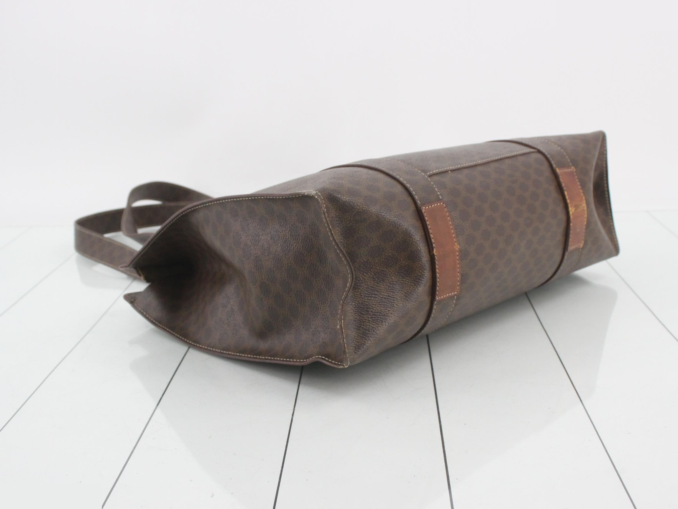 Macadam PVC Tote Bag, Brown — view 5