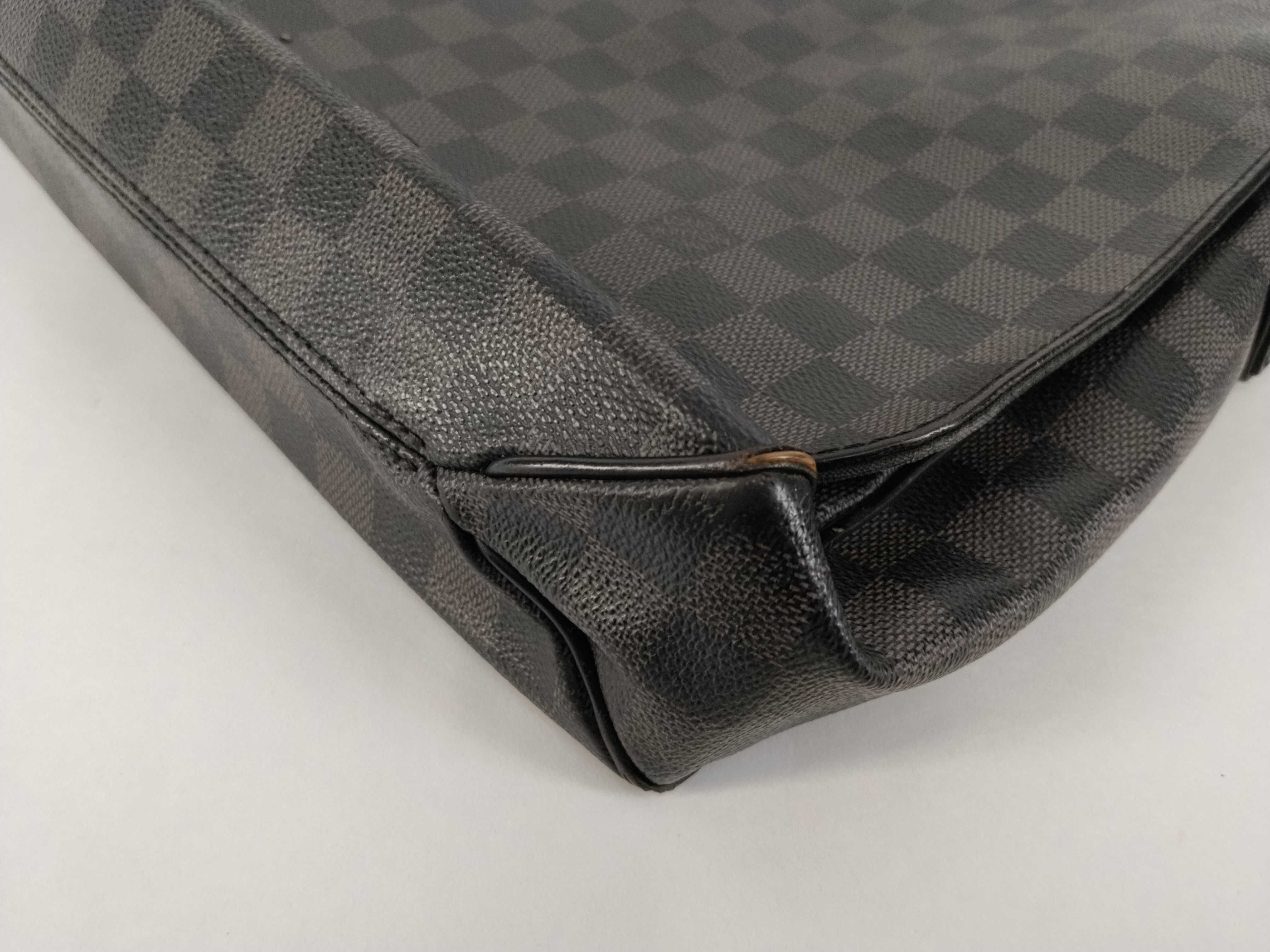 Damier Graphite District Shoulder Bag — view 7