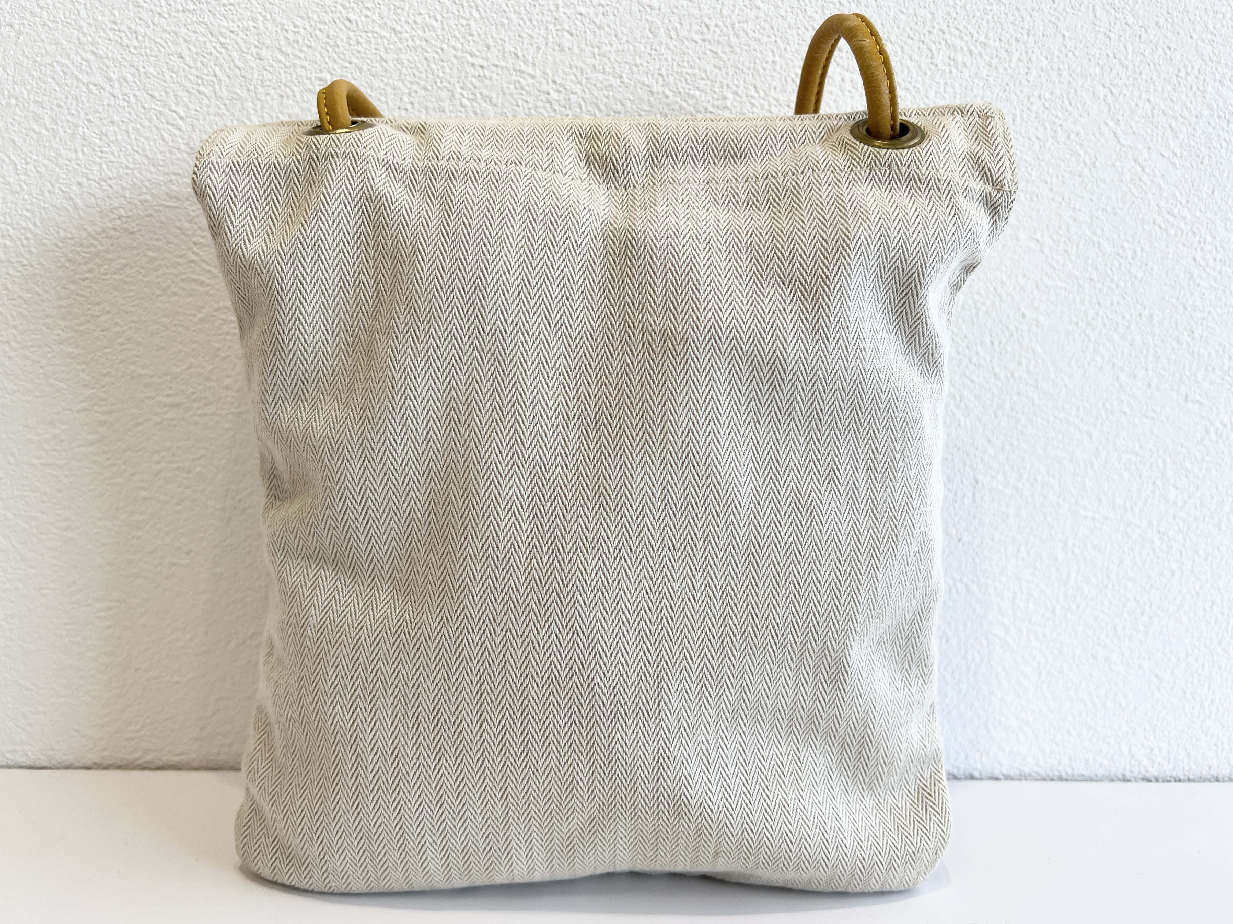 Aline PM Canvas Leather Shoulder Bag — view 2