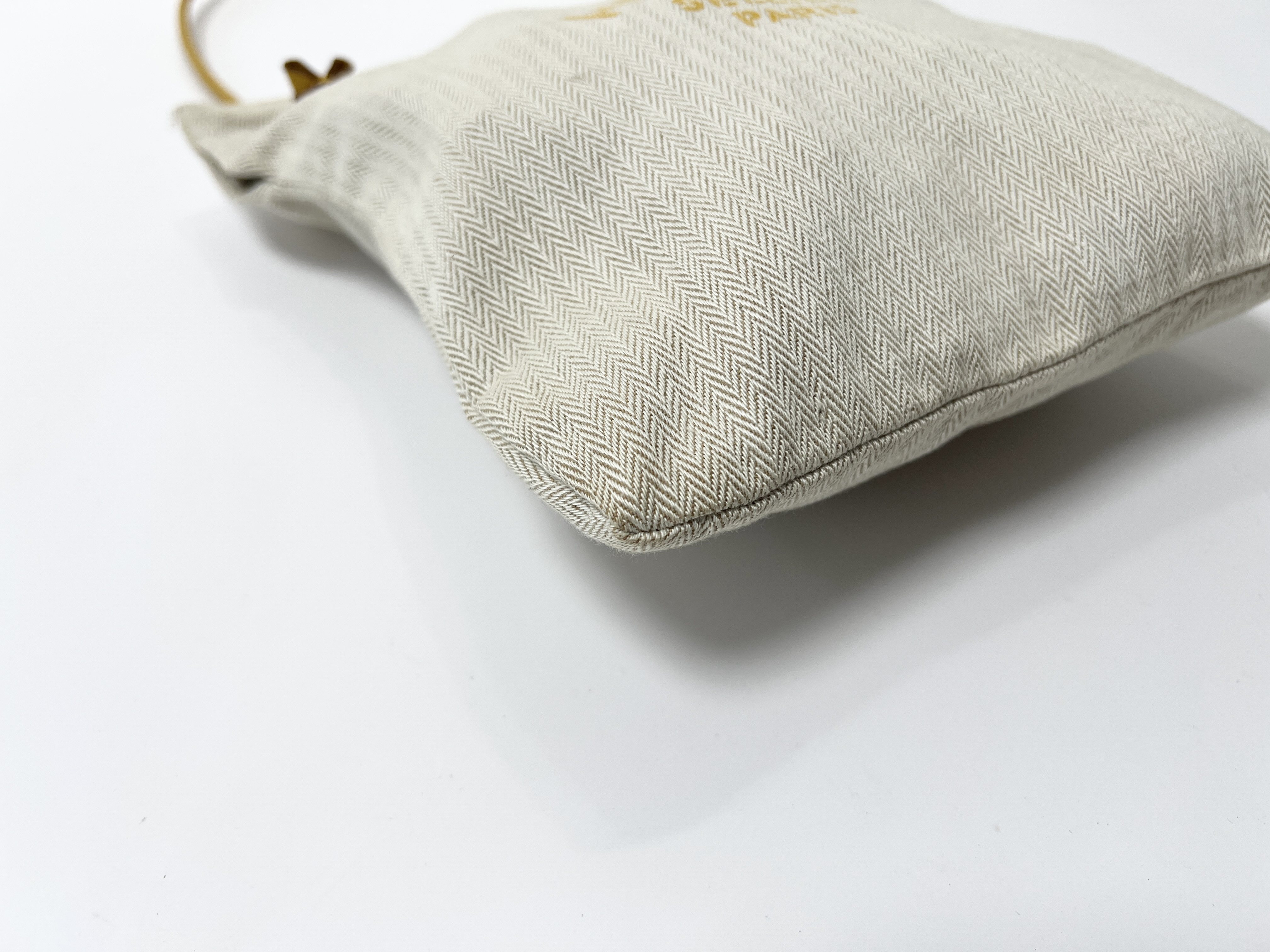 Aline PM Canvas Leather Shoulder Bag — view 7