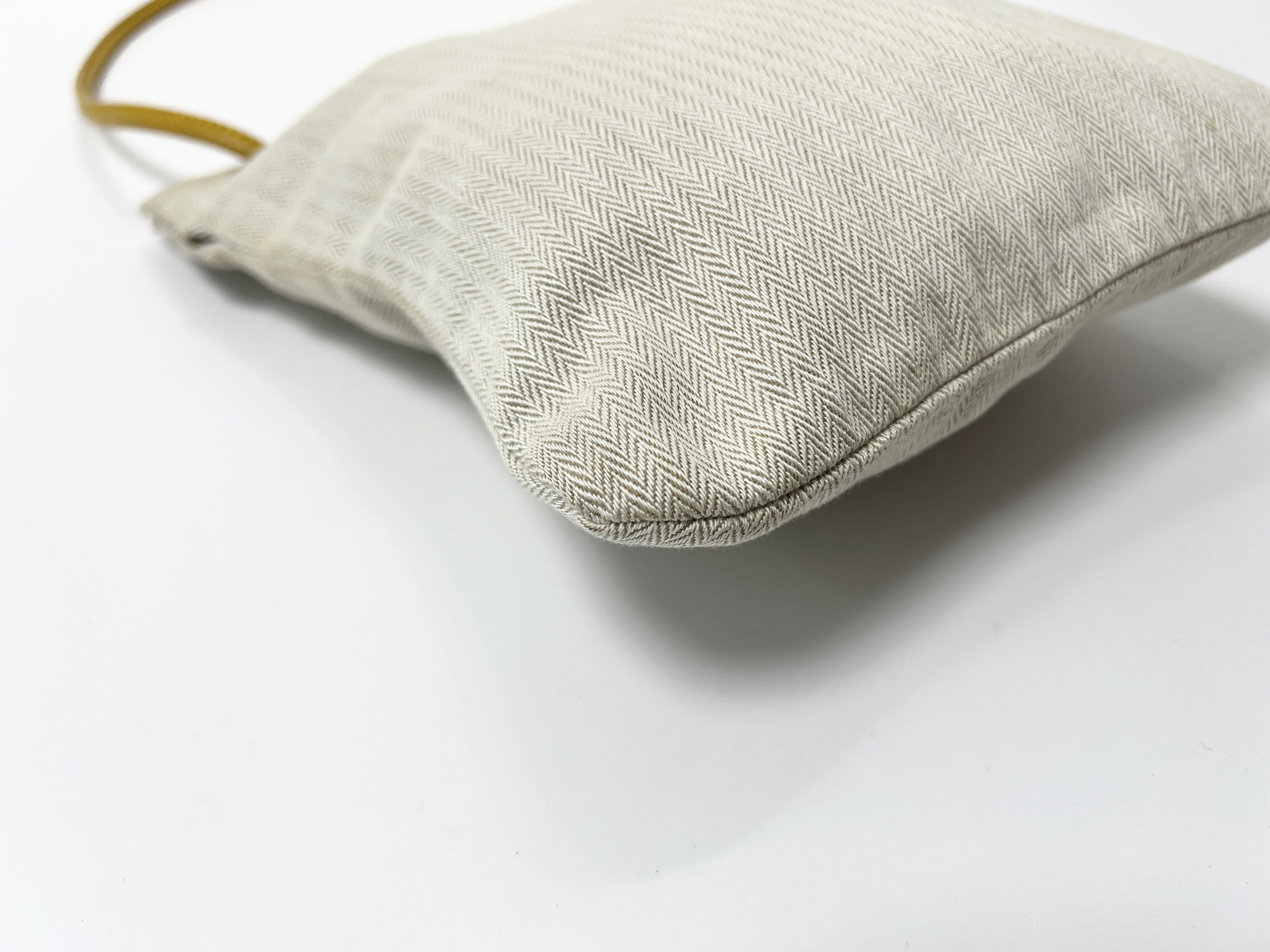 Aline PM Canvas Leather Shoulder Bag — view 9