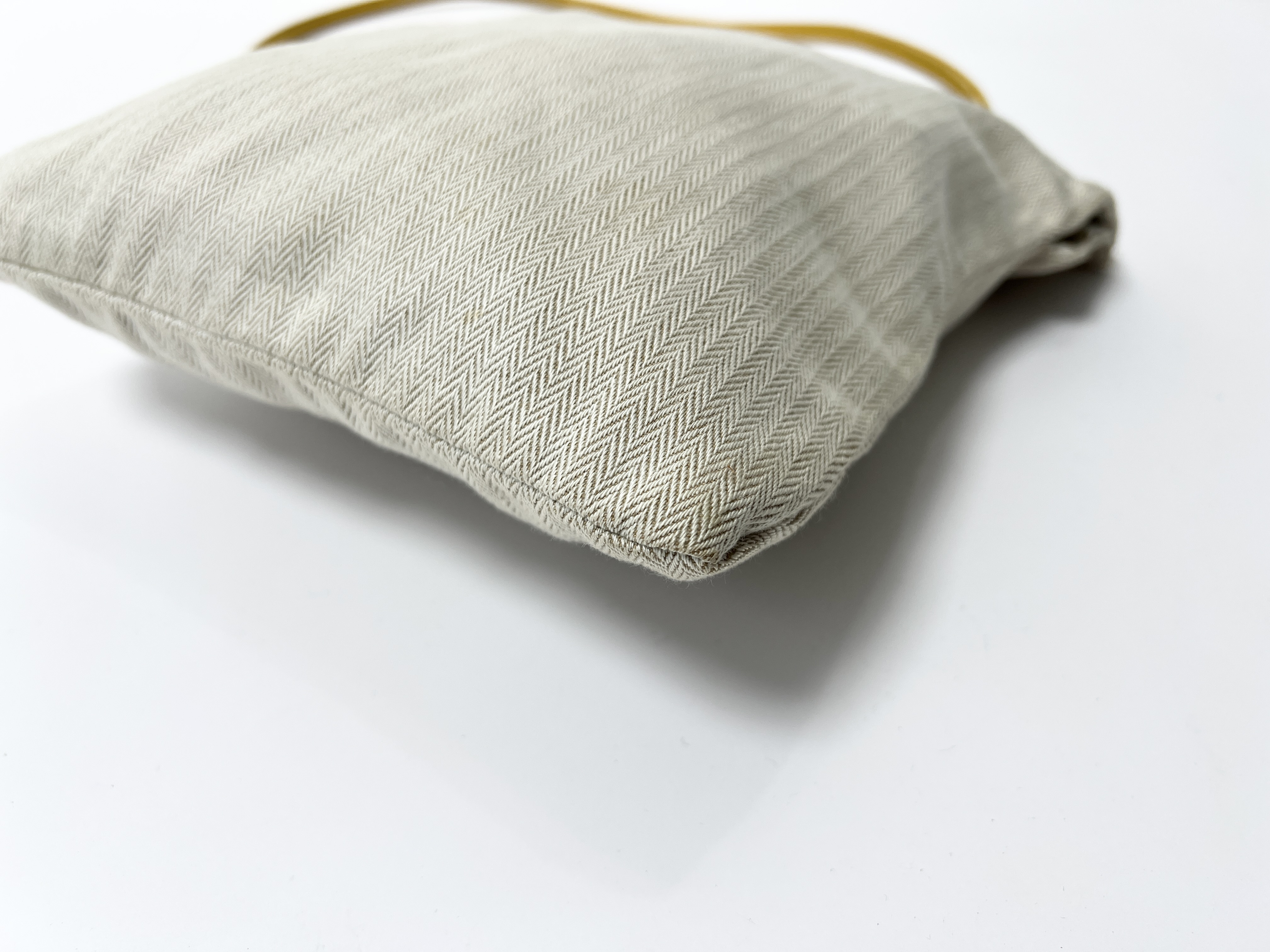 Aline PM Canvas Leather Shoulder Bag — view 10