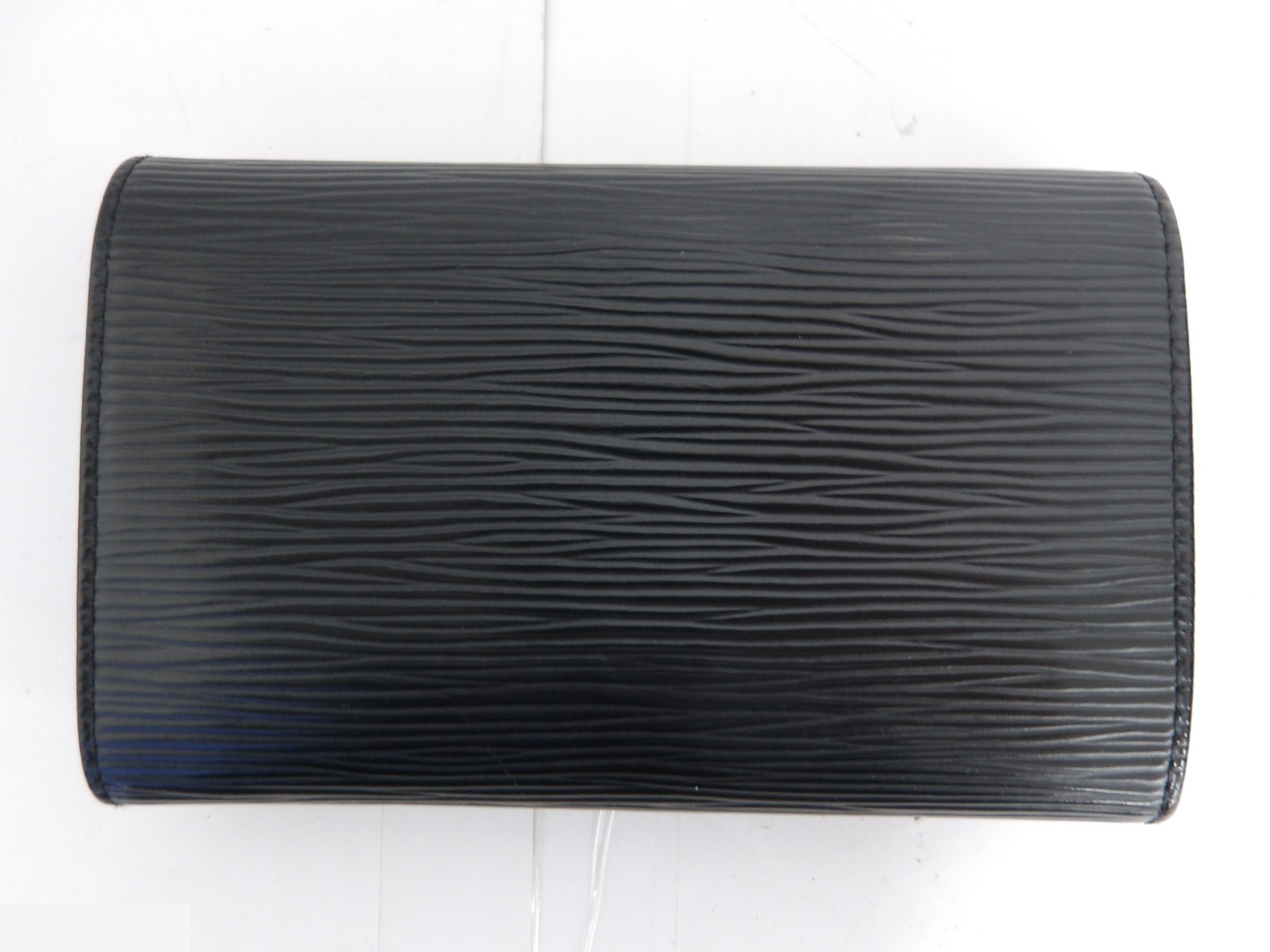Epi L-shaped zipper wallet, Portefeuille Trésor, Noir — view 2