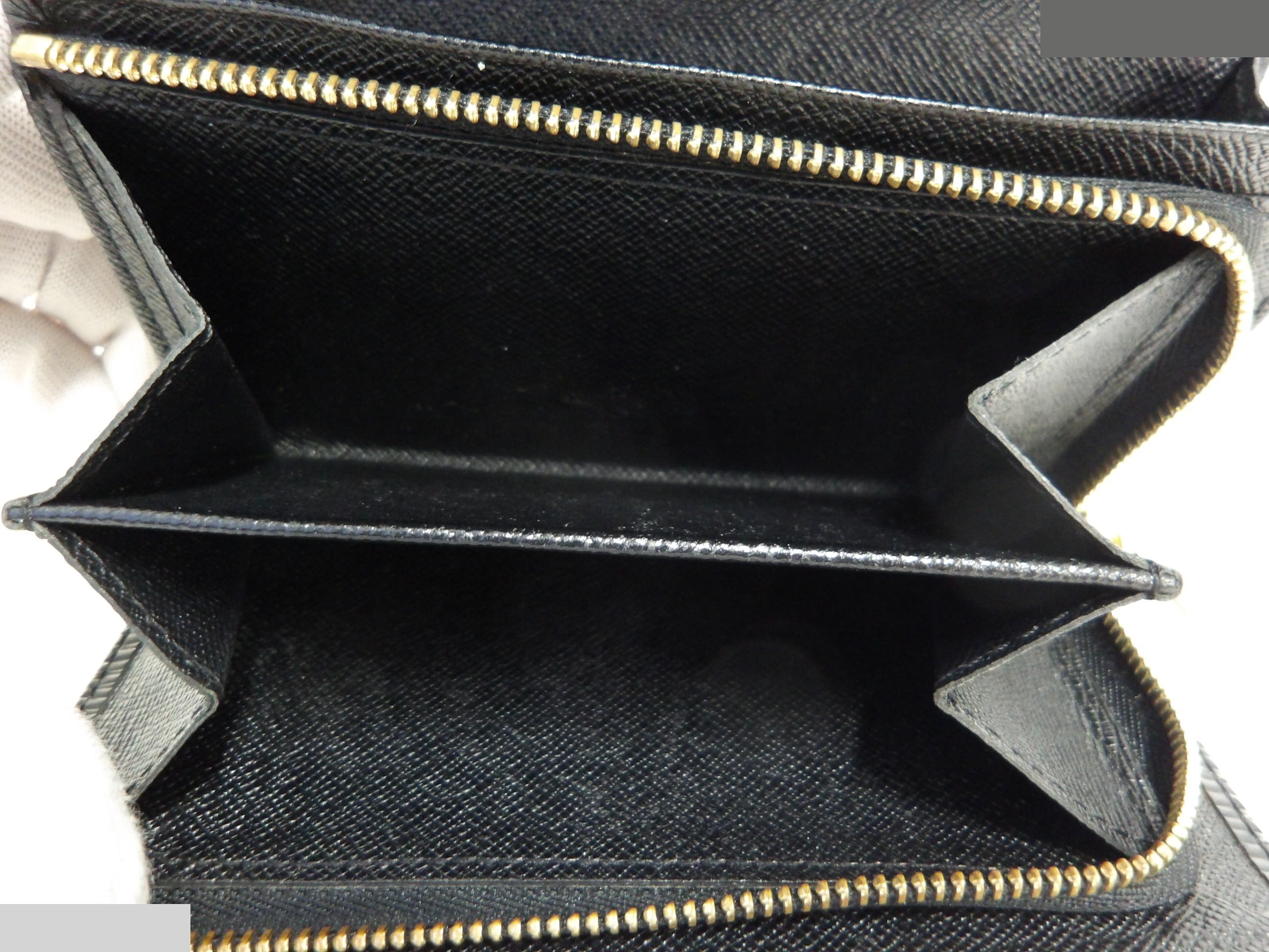 Epi L-shaped zipper wallet, Portefeuille Trésor, Noir — view 6