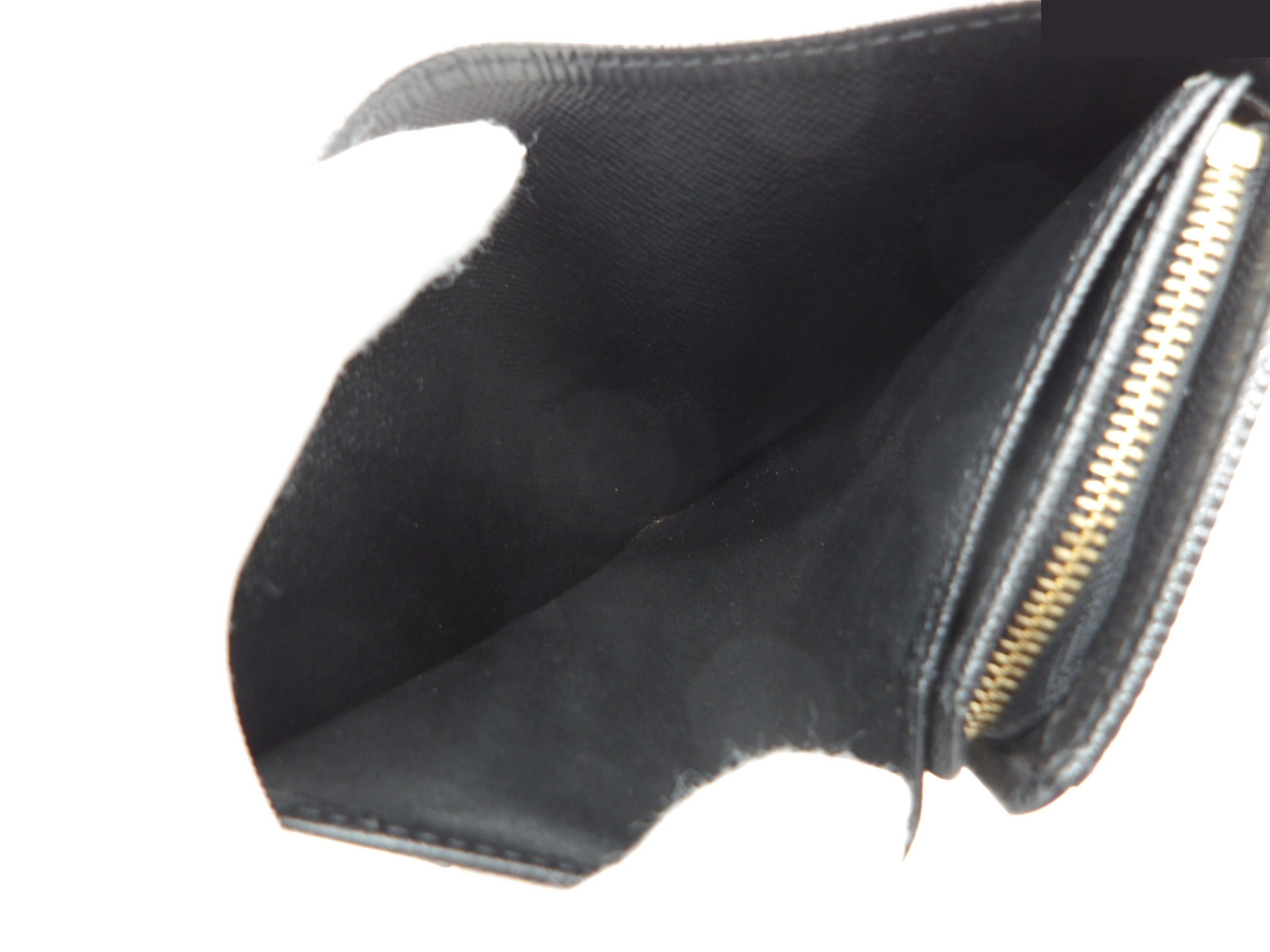 Epi L-shaped zipper wallet, Portefeuille Trésor, Noir — view 7