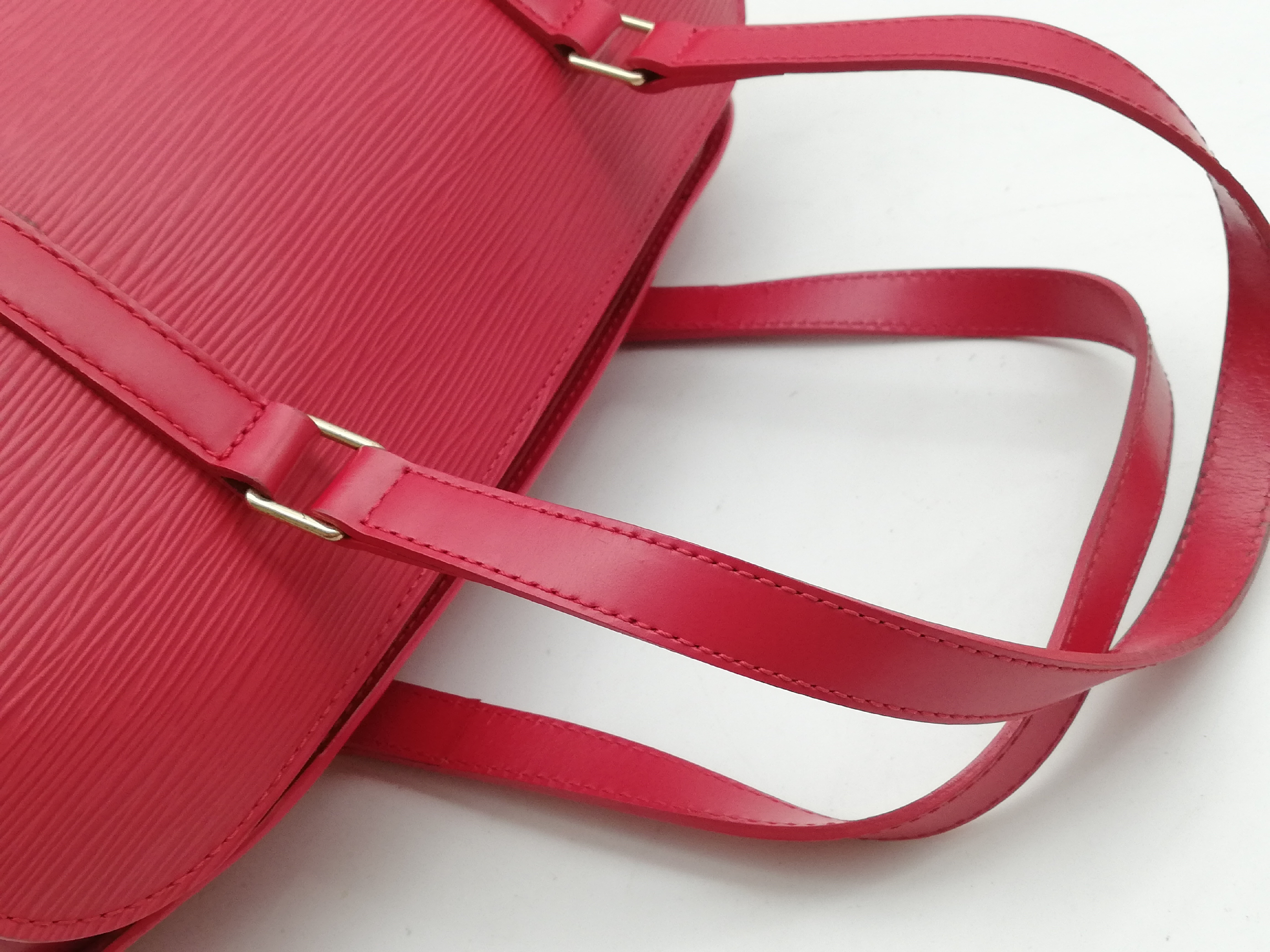 Epi Soufflot M52227 Pouch Red Handbag — view 7
