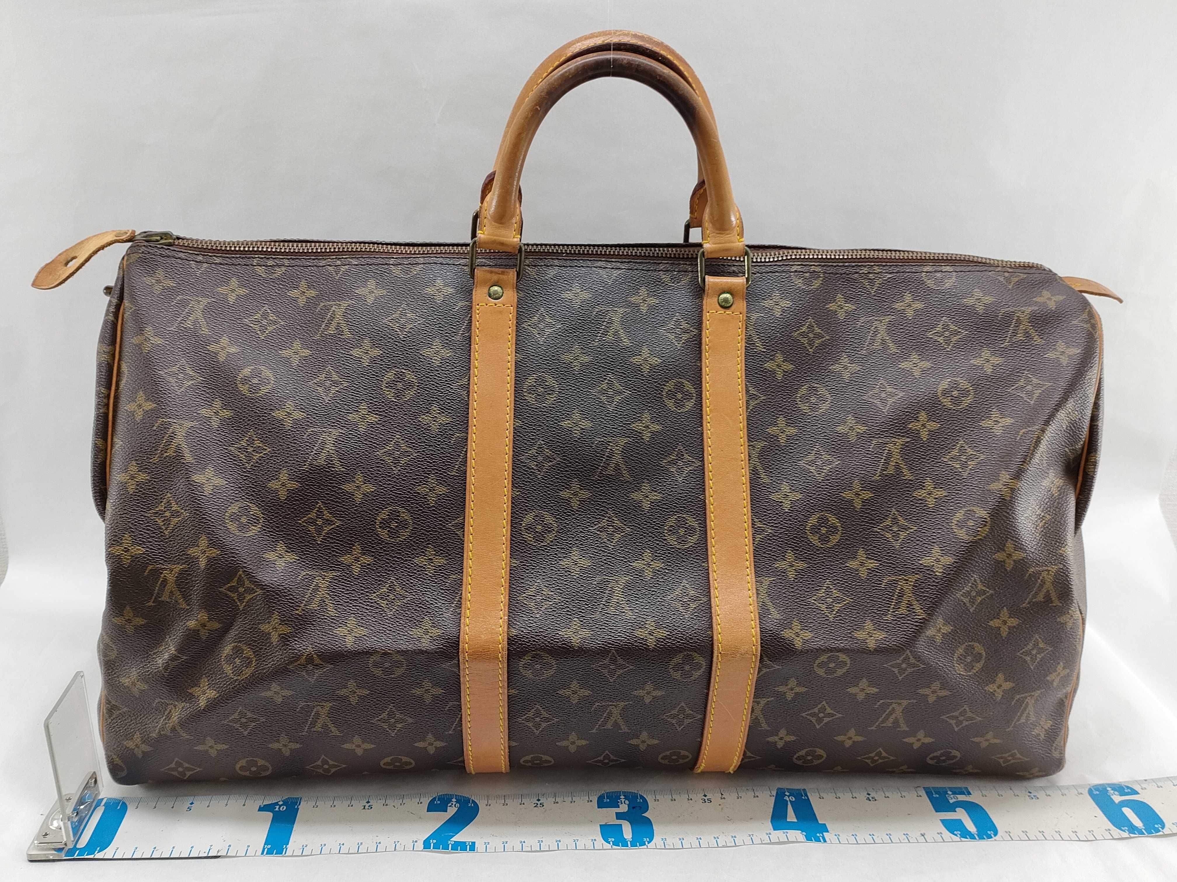 Monogram Louis Vuitton Keepall 55 Monogram Boston Bag — view 2