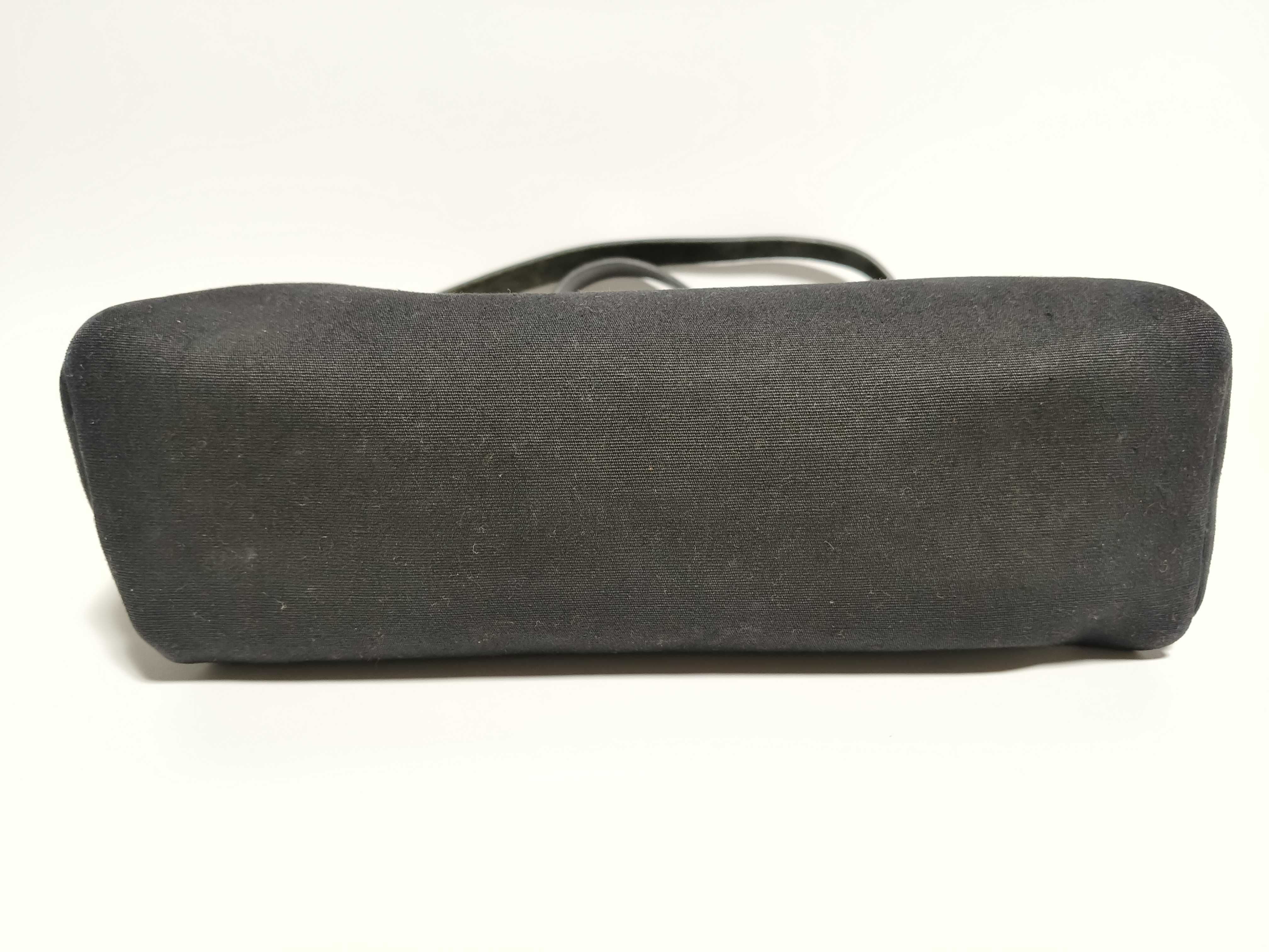 Herbag PM Toile Officier x Vache Hunter Black Silver Hardware D: 2000 Handbag — view 7