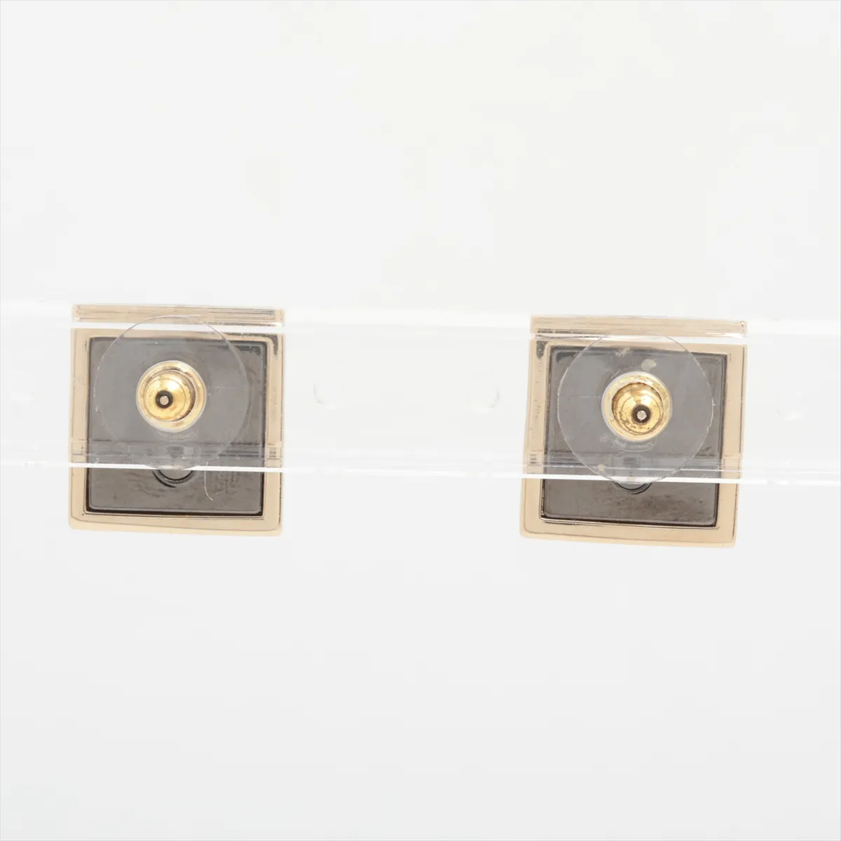 Coco Mark A23B Earrings (Pair) GP Gold. Shows signs of wear: — view 2