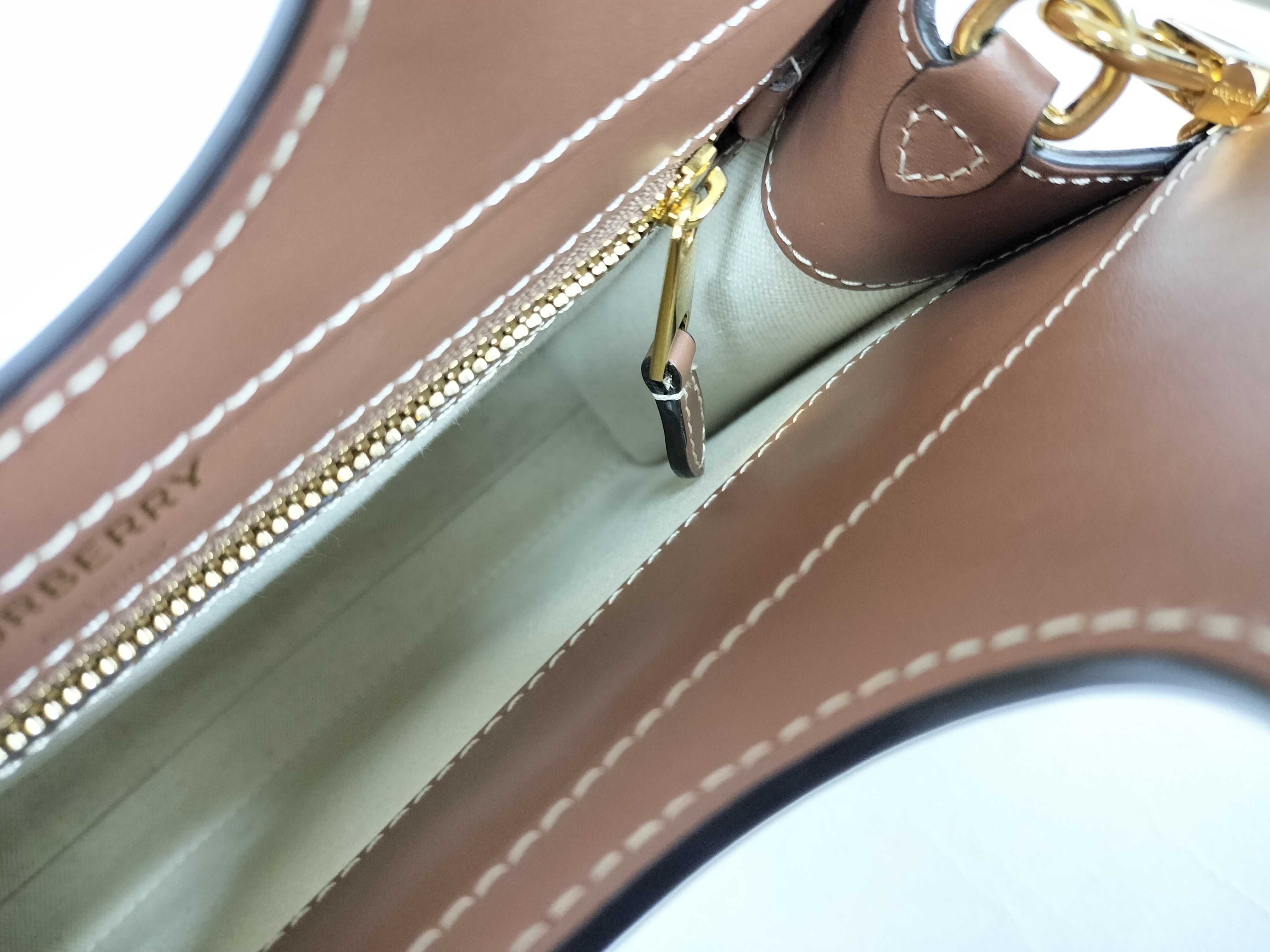 Mini Two-Tone Canvas x Leather 2-Way Handbag — view 12