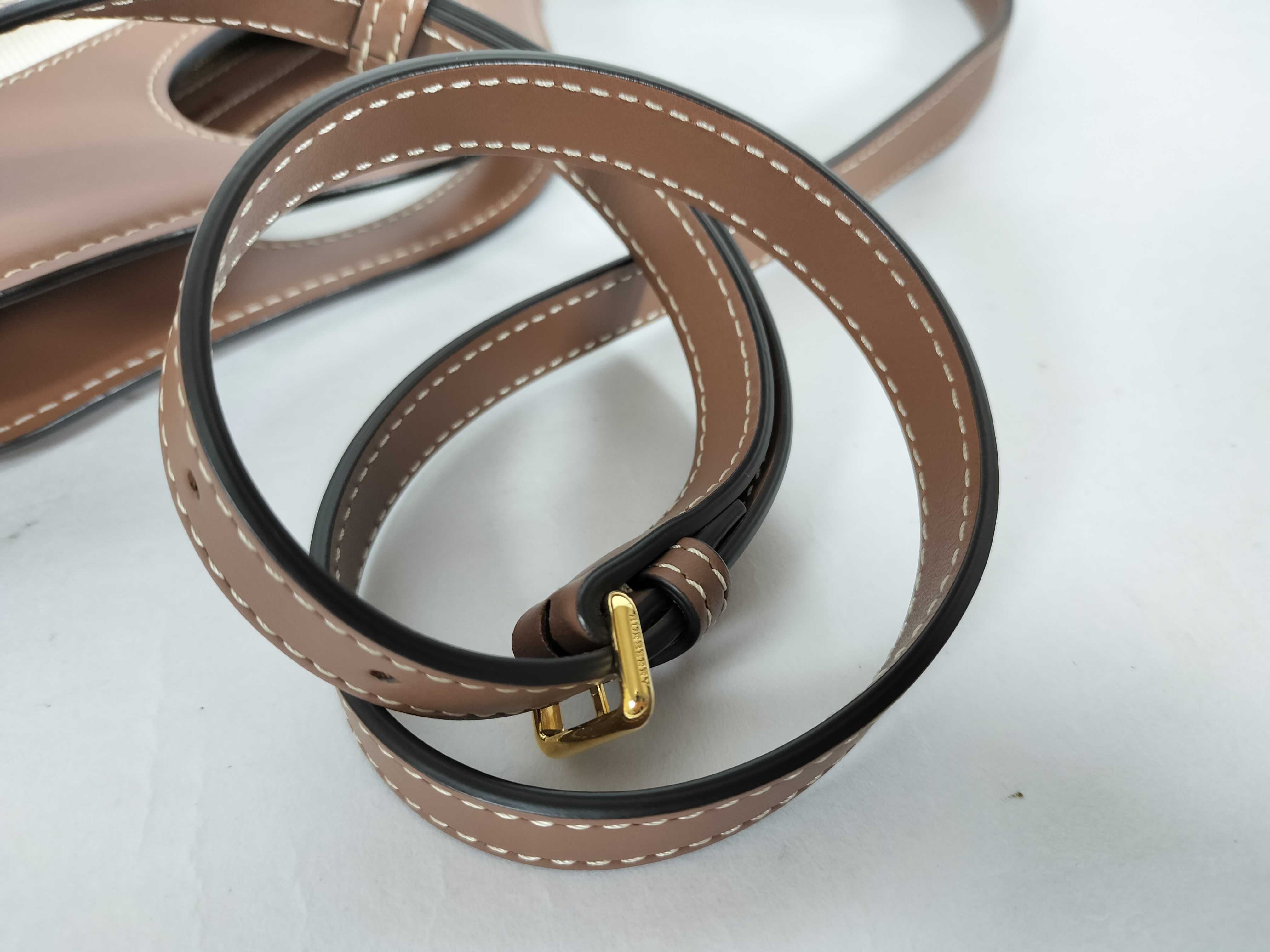 Mini Two-Tone Canvas x Leather 2-Way Handbag — view 4