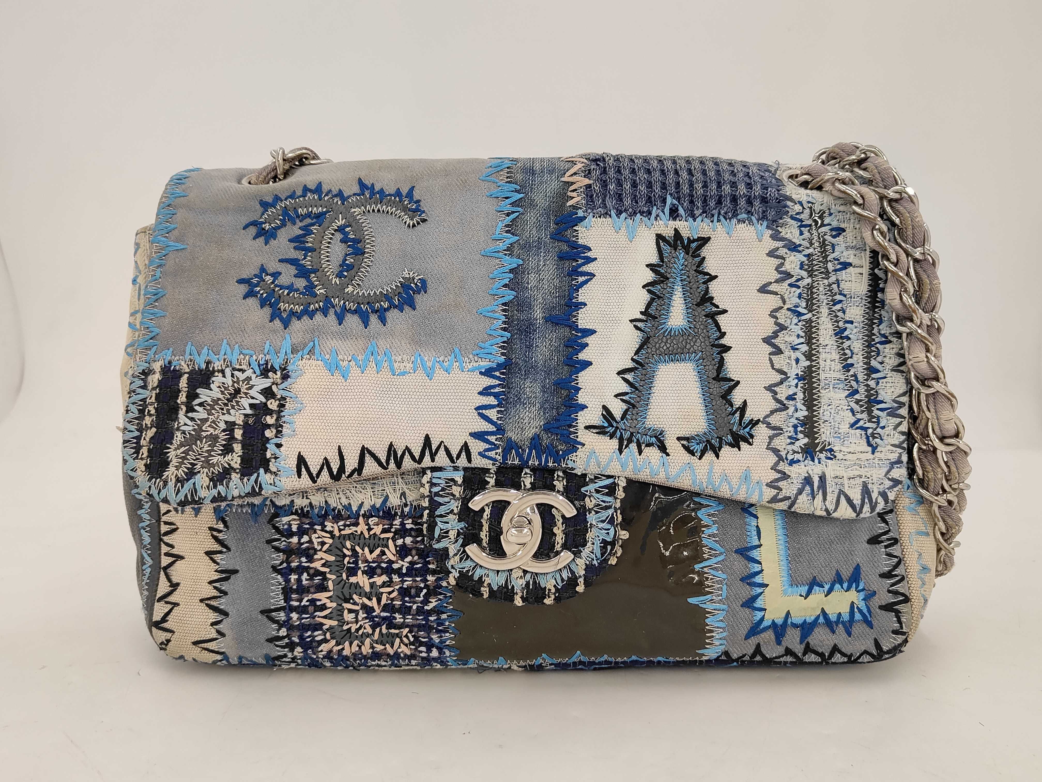 Patchwork Chain Shoulder Bag