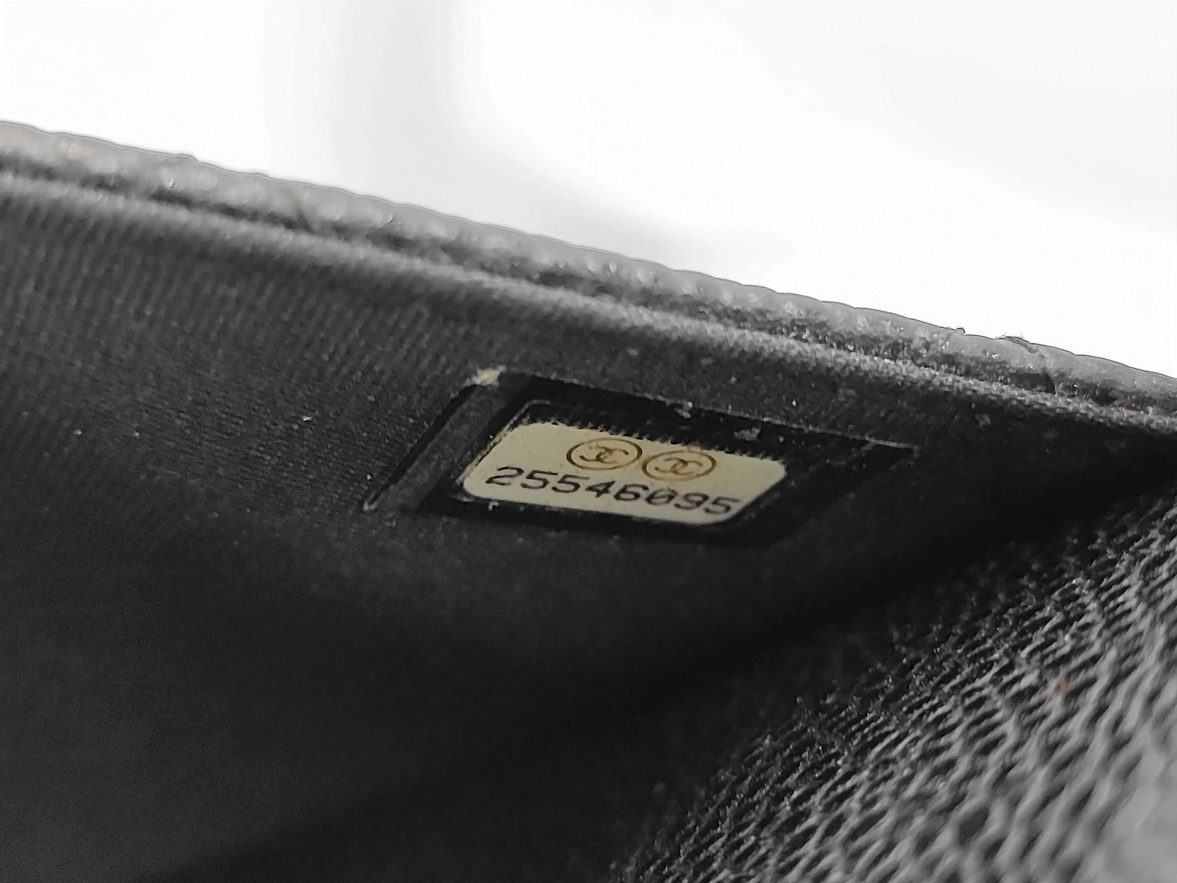Matelassé Caviar Skin Coco Lock Chain Wallet (Shoulder Bag with Dust Bag, Cards, and Seal) — view 11