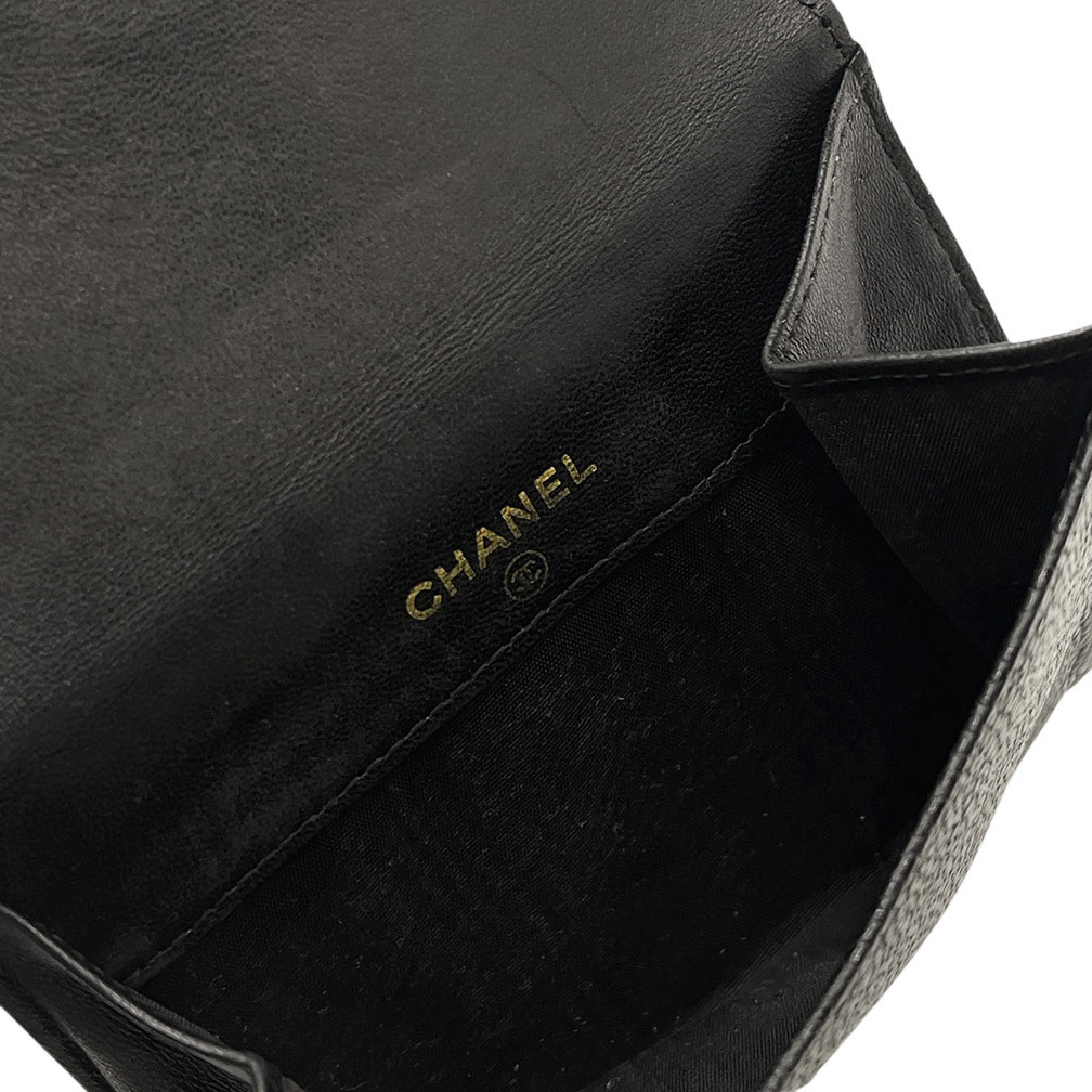 Caviar Skin Bifold Coco Mark No. 13 Wallet — view 6