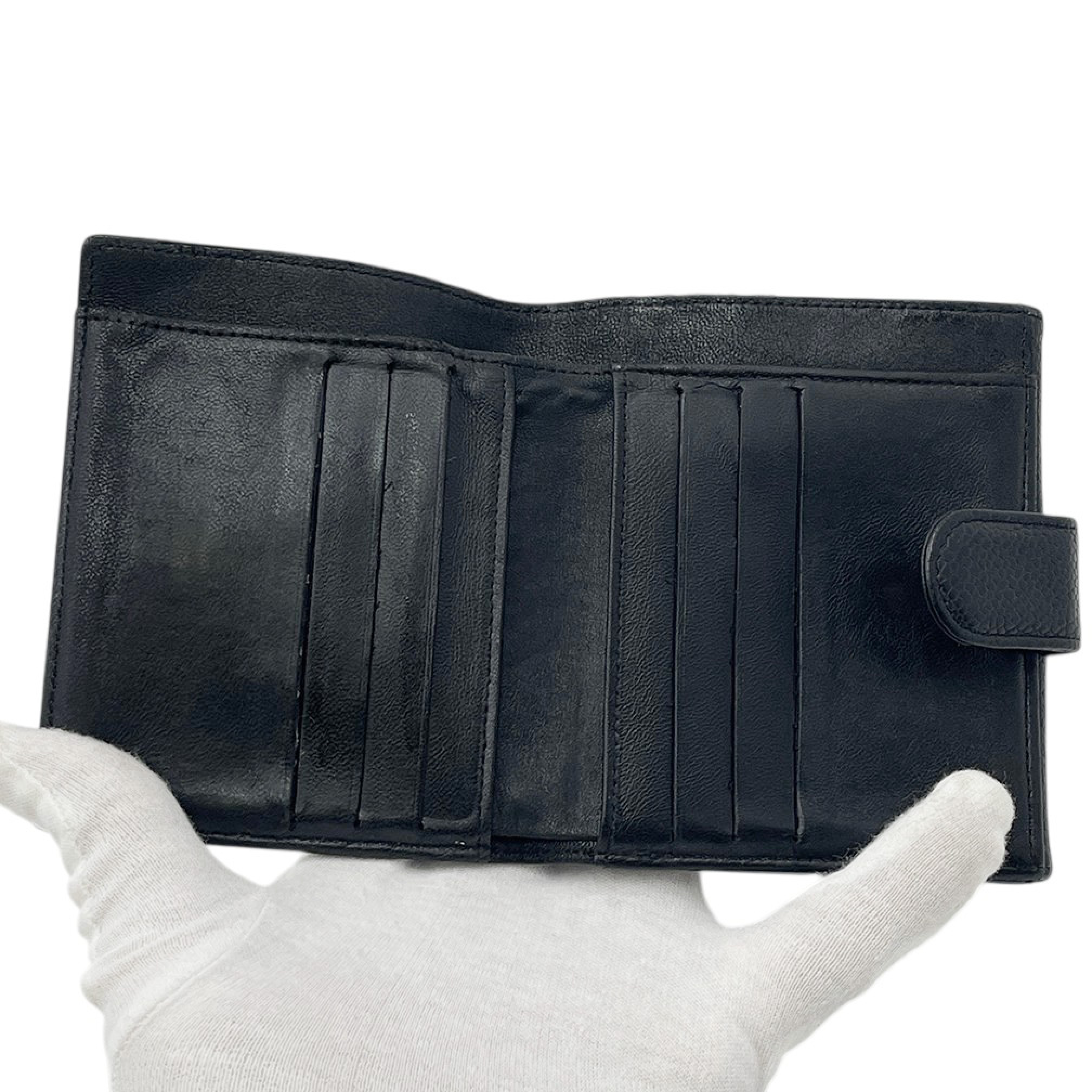 Caviar Skin Bifold Coco Mark No. 13 Wallet — view 8