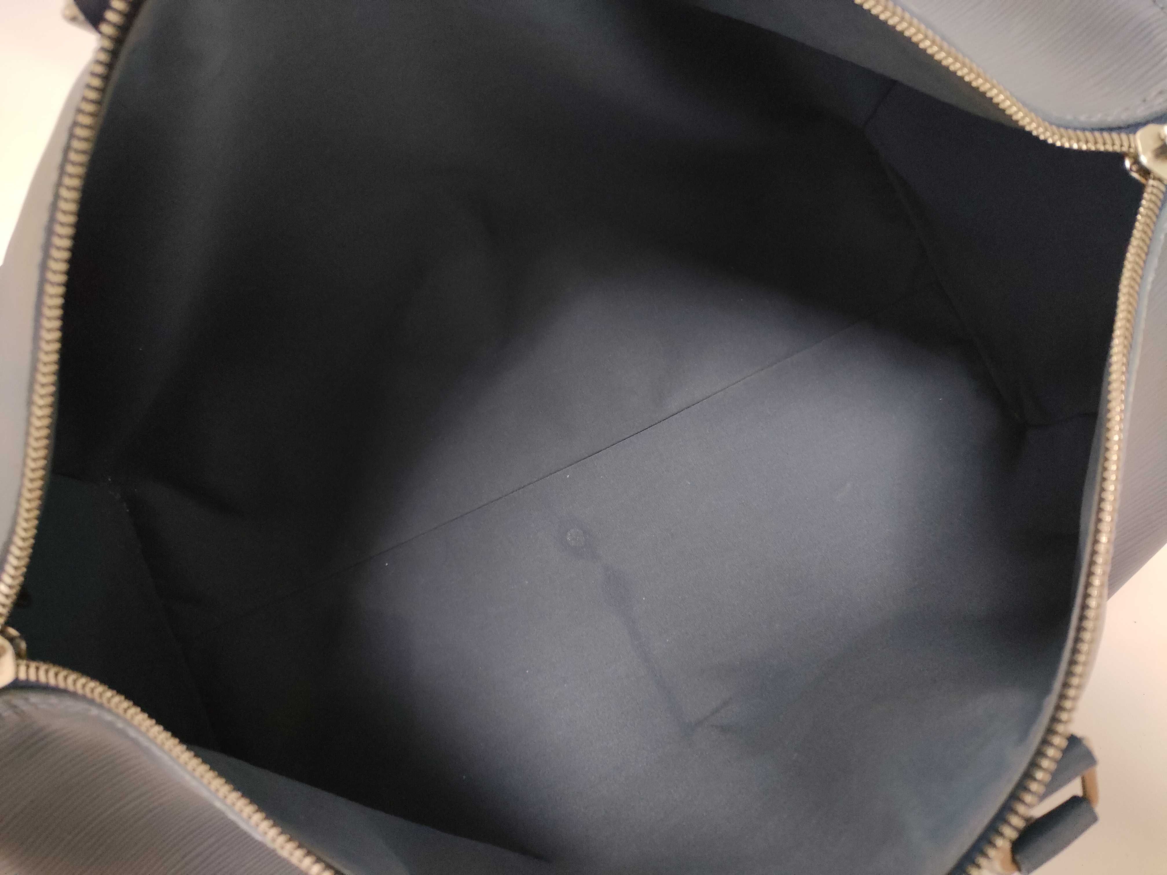 Epi Leather Keepall 45 Boston Bag (Toledo Blue) — view 12