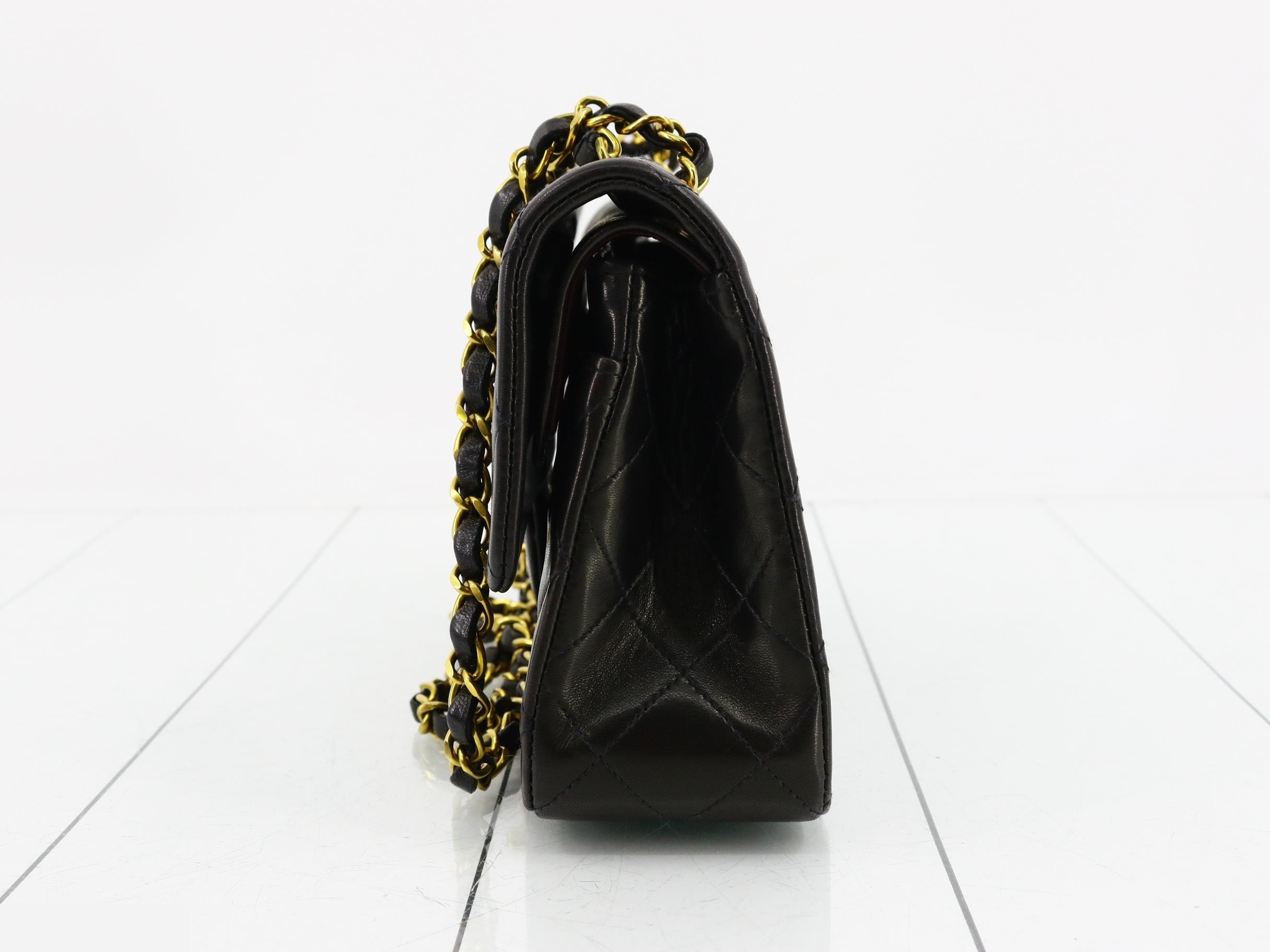 Matelassé 23 Double Flap Lambskin Chain Shoulder Bag, Series 3 — view 3