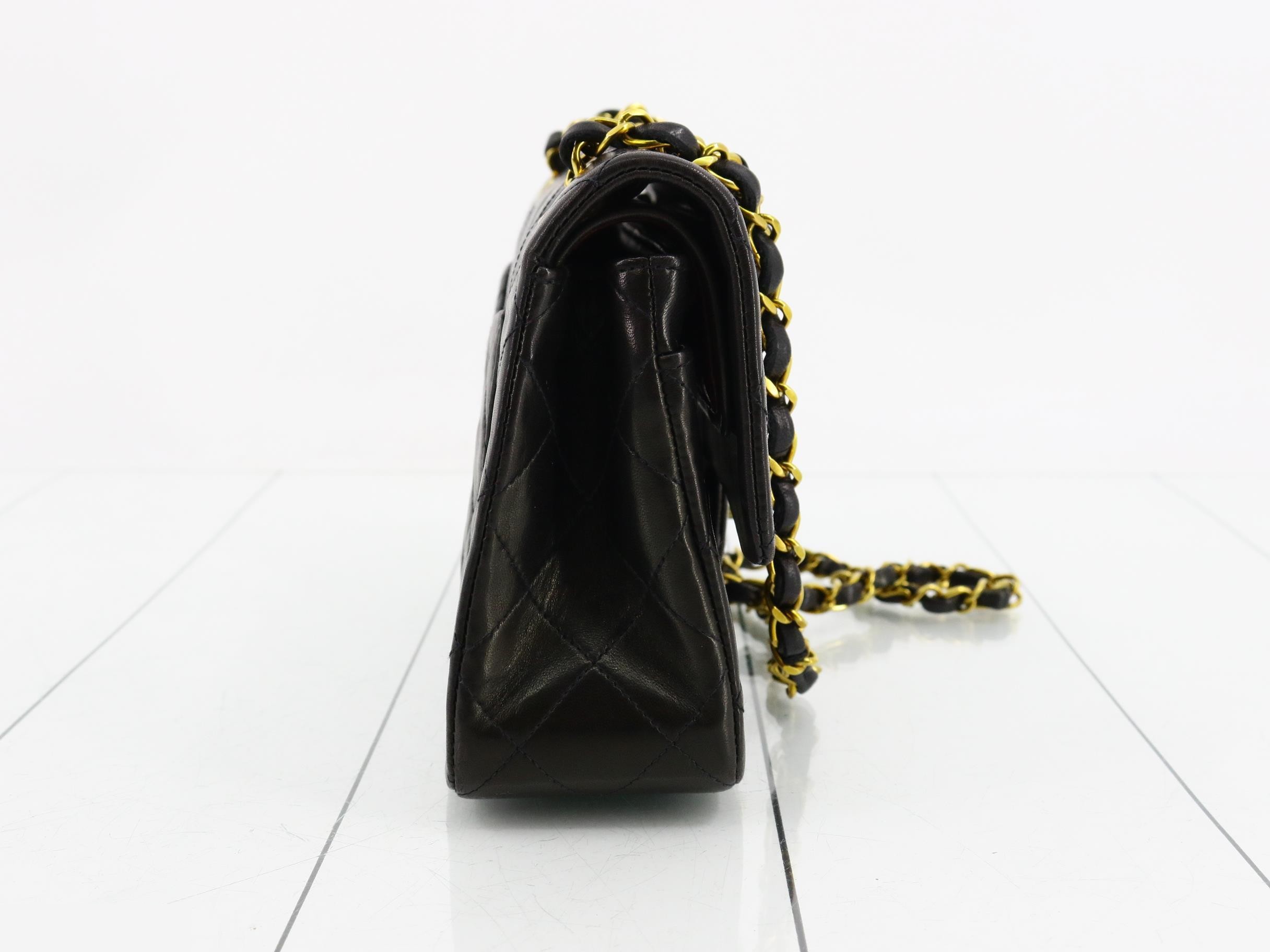 Matelassé 23 Double Flap Lambskin Chain Shoulder Bag, Series 3 — view 4