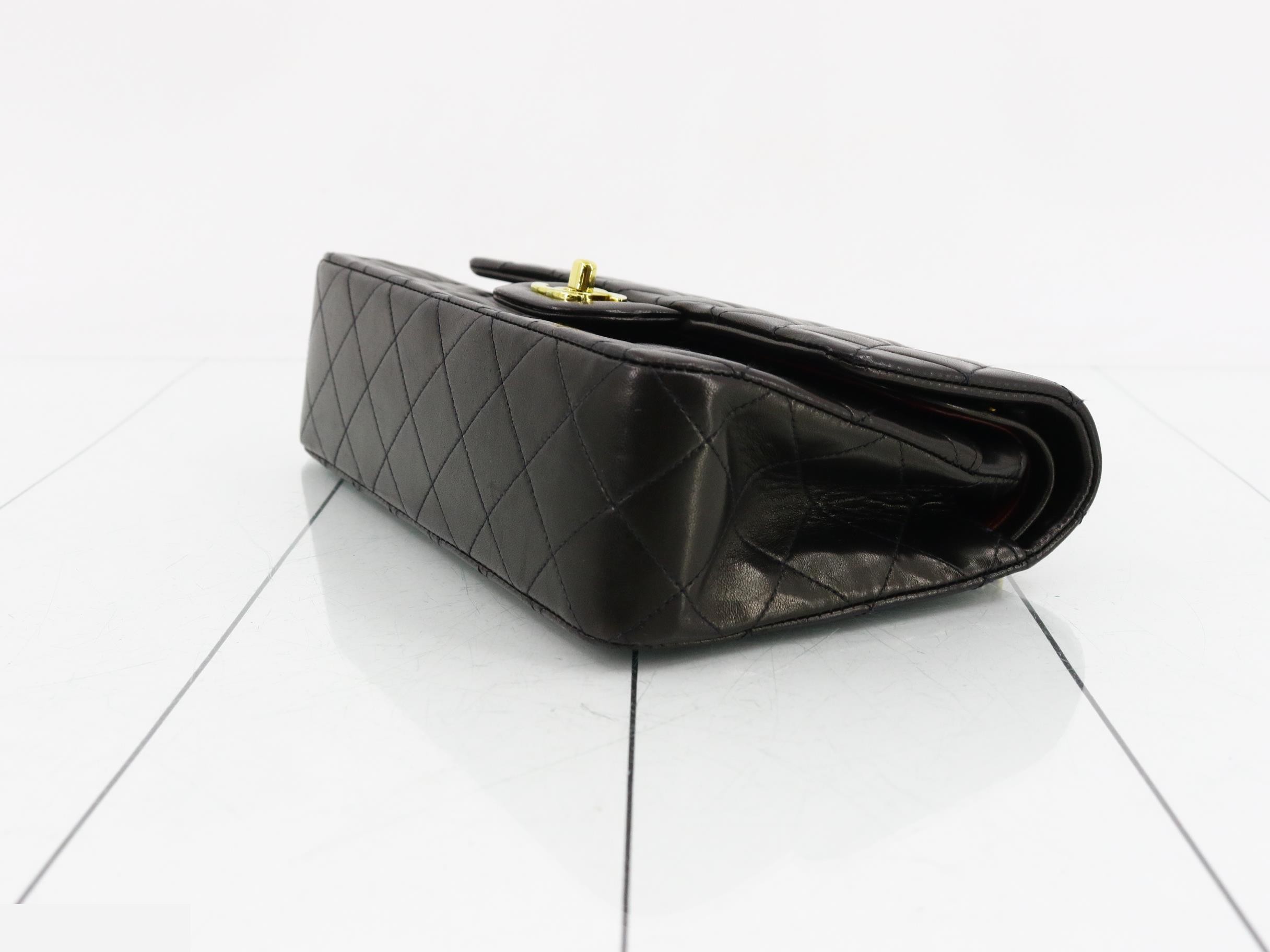 Matelassé 23 Double Flap Lambskin Chain Shoulder Bag, Series 3 — view 6