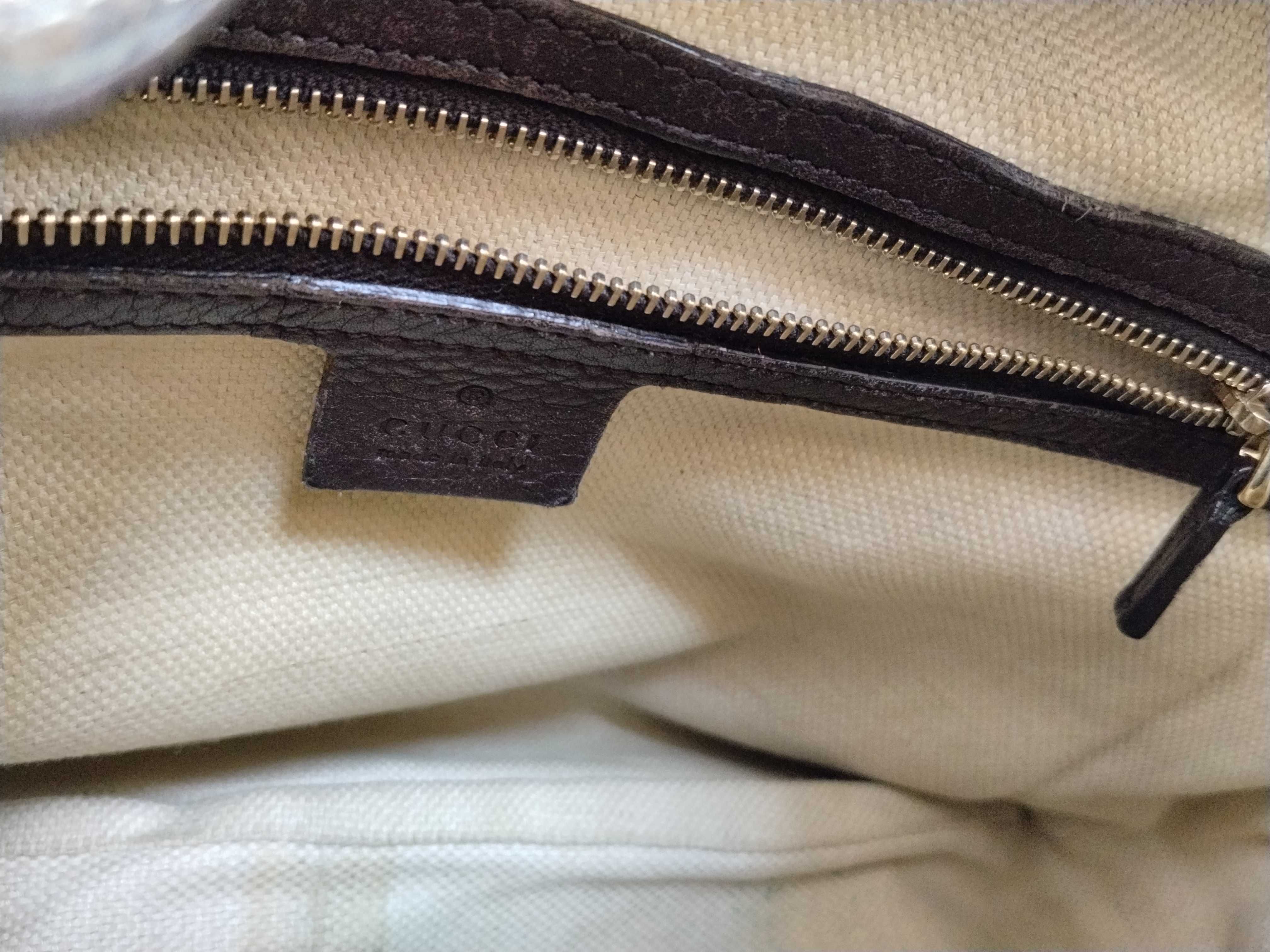 Leather Horsebit Shoulder Bag — view 14