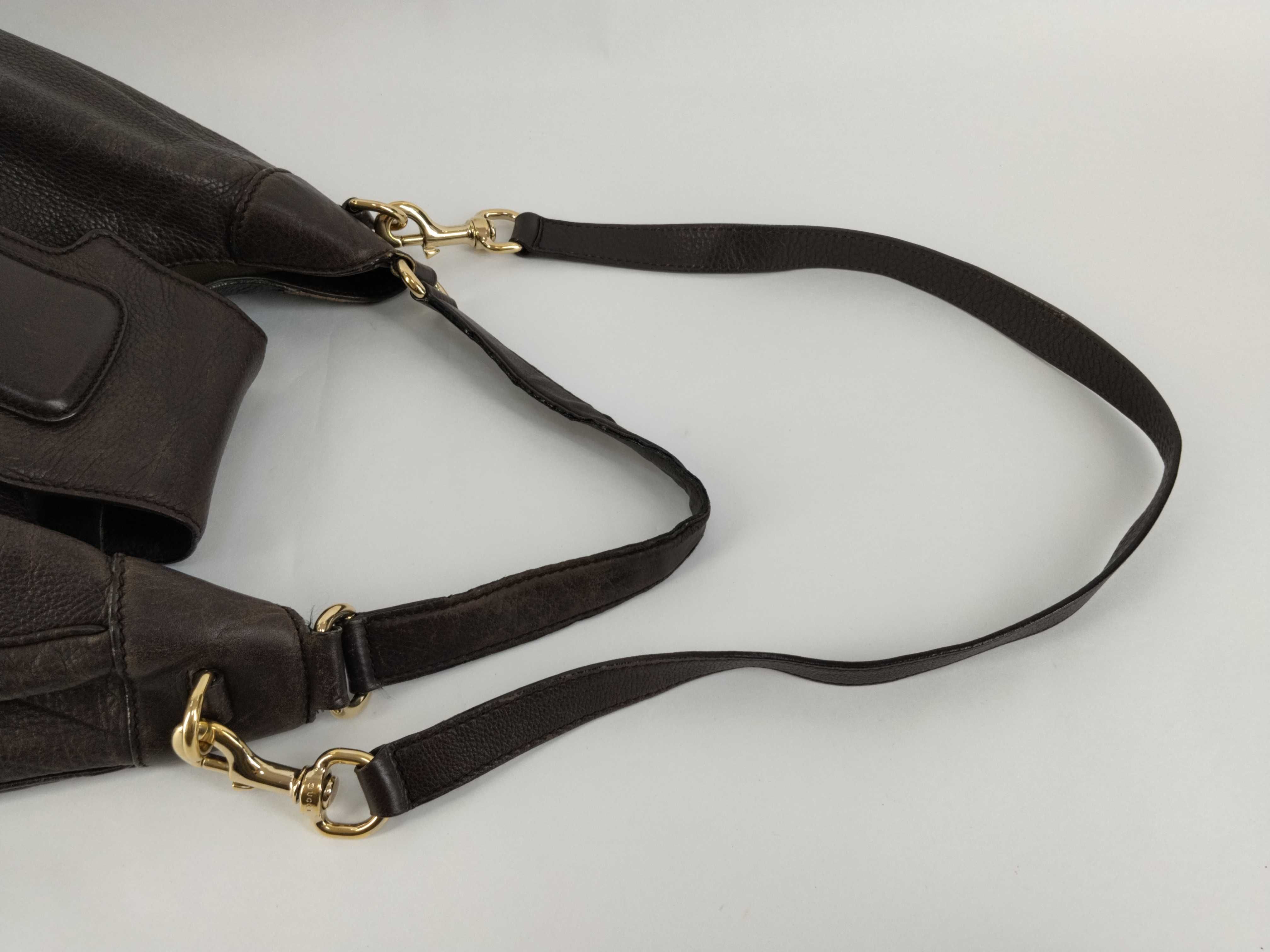 Leather Horsebit Shoulder Bag — view 3