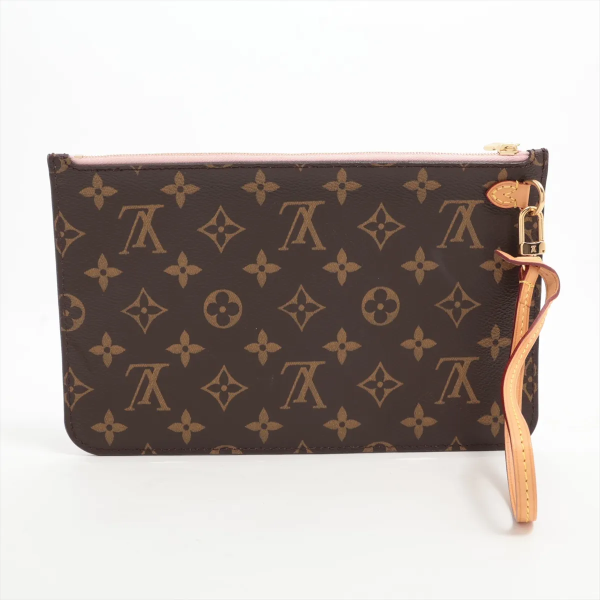 Monogram Neverfull MM M50366 GI0126 Brown x Pink Pouch (Pouch only) — view 2
