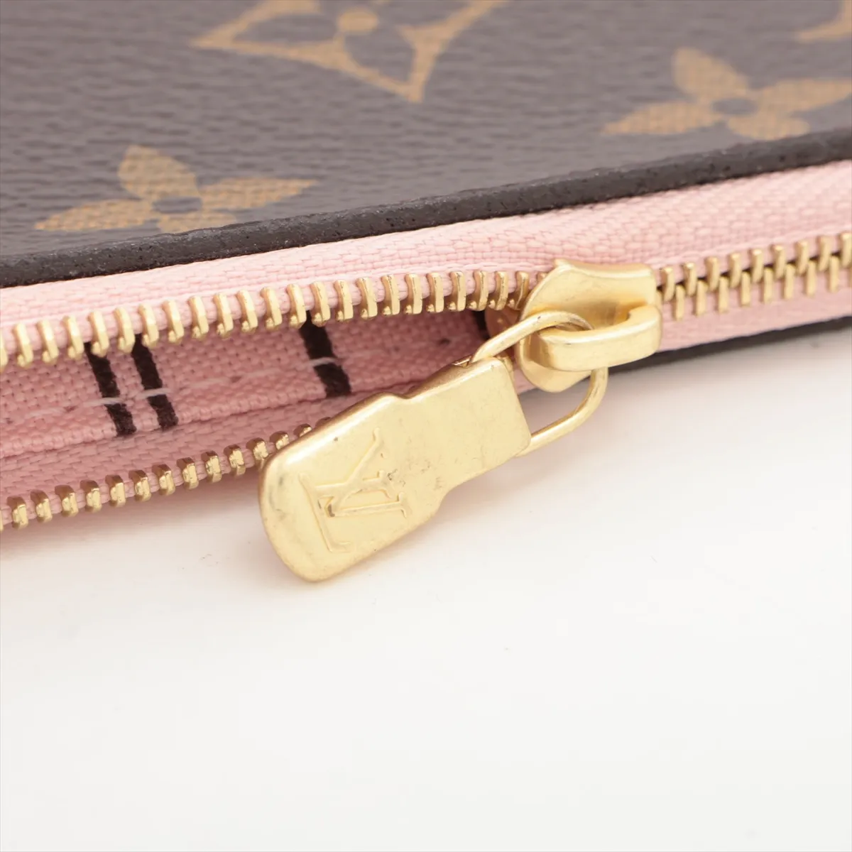 Monogram Neverfull MM M50366 GI0126 Brown x Pink Pouch (Pouch only) — view 6