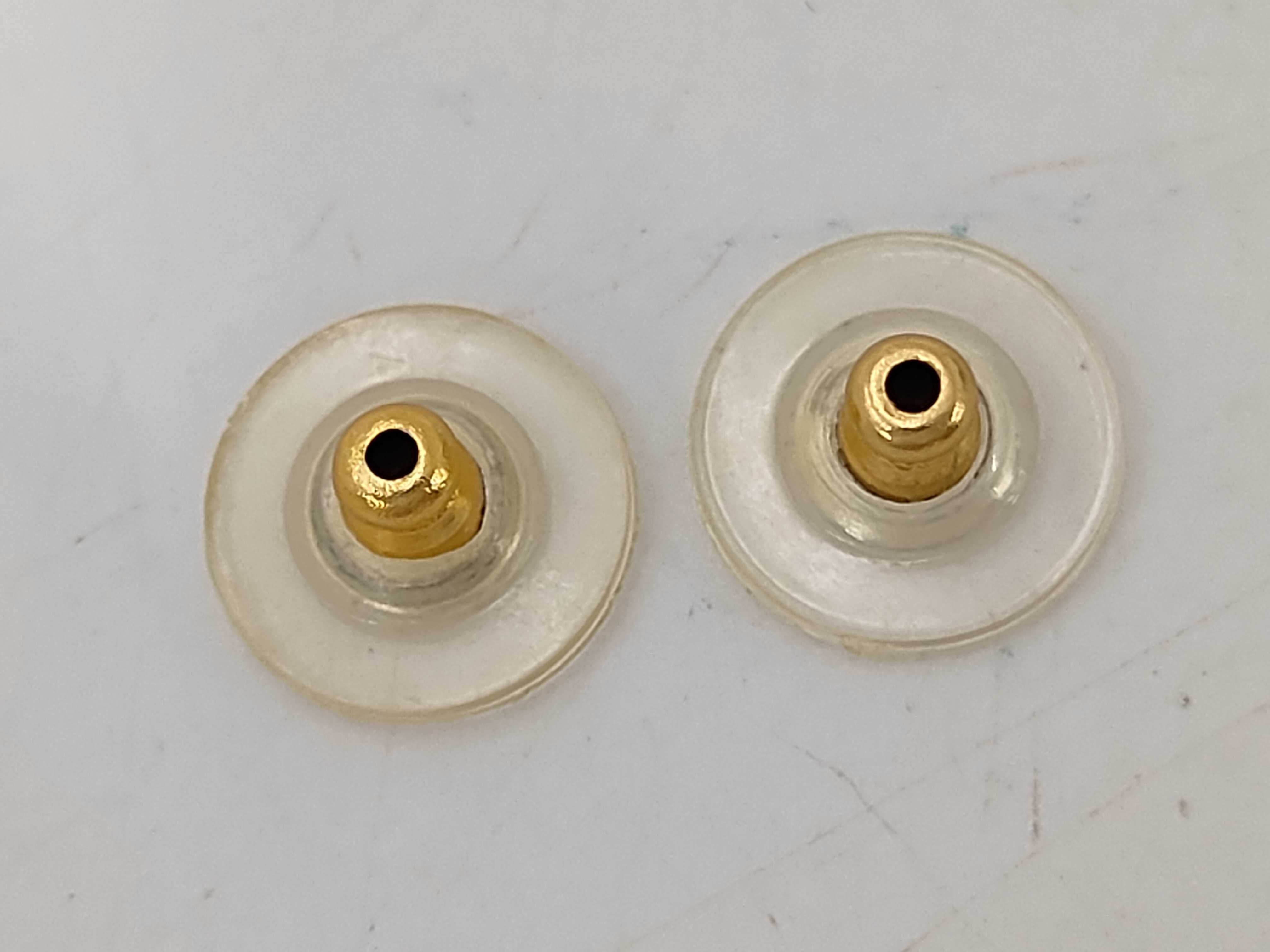 Coco Mark Clear Stud Earrings — view 5