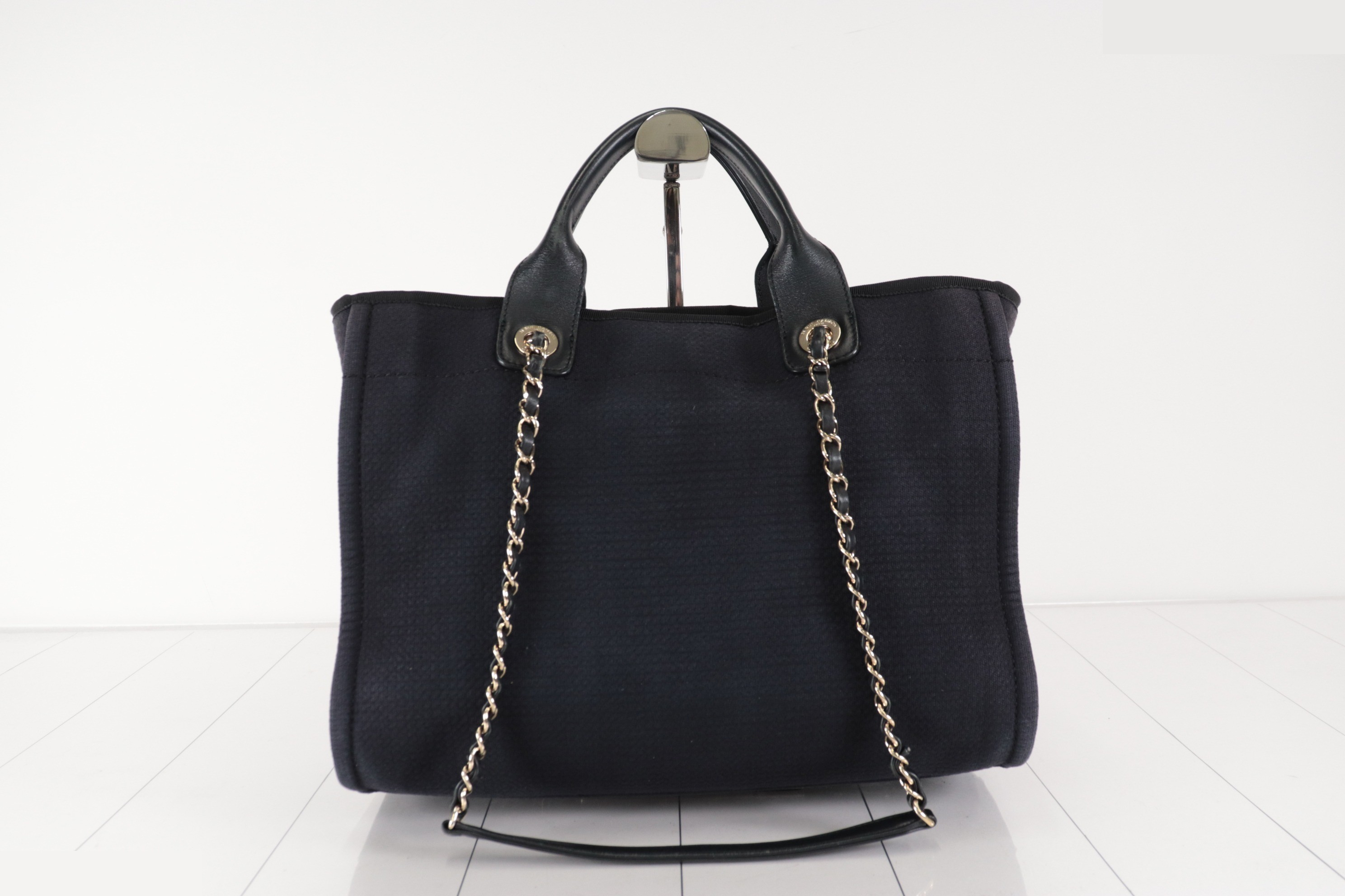 Deauville 2-Way Chain Tote Bag with IC Plate — view 3