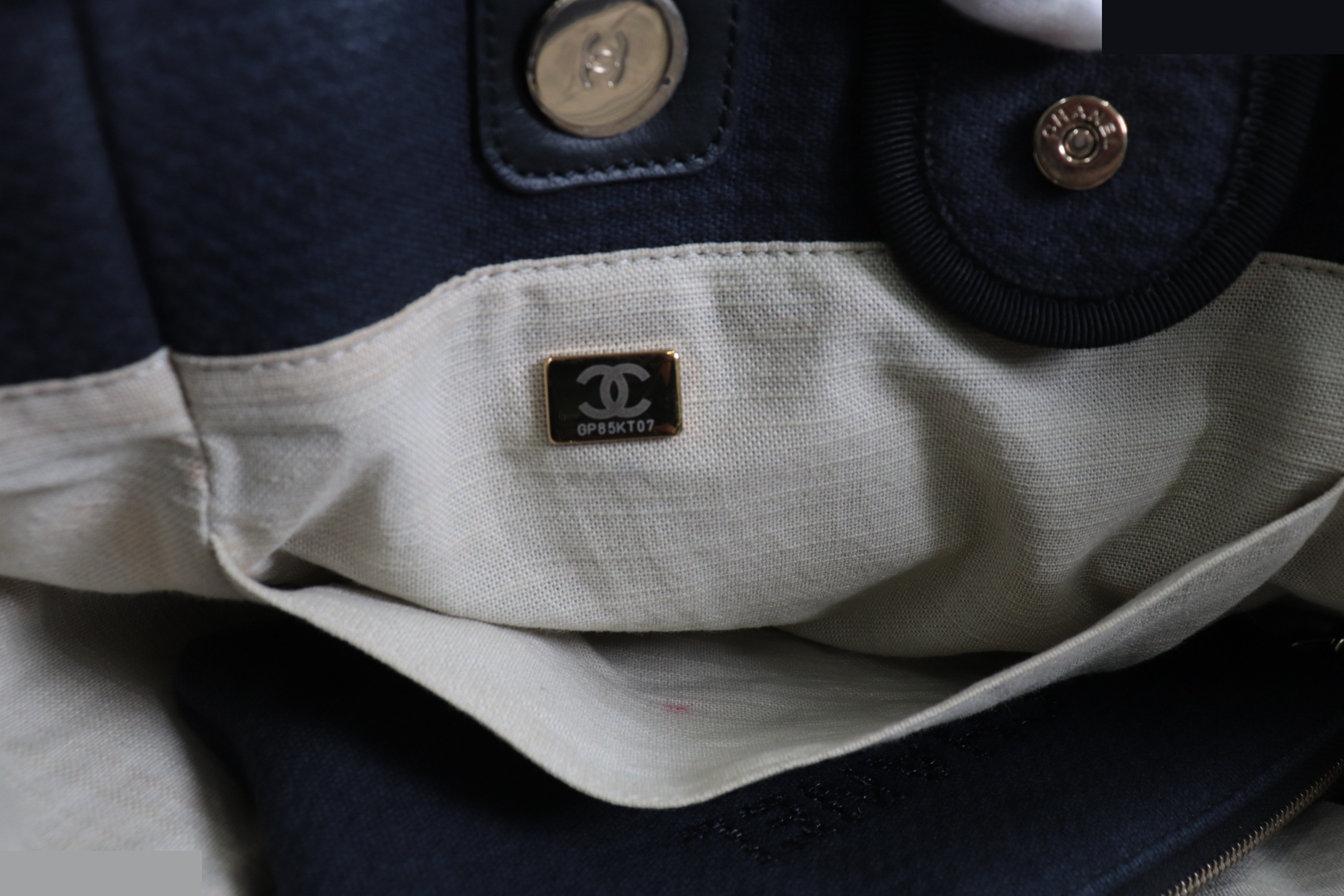 Deauville 2-Way Chain Tote Bag with IC Plate — view 9