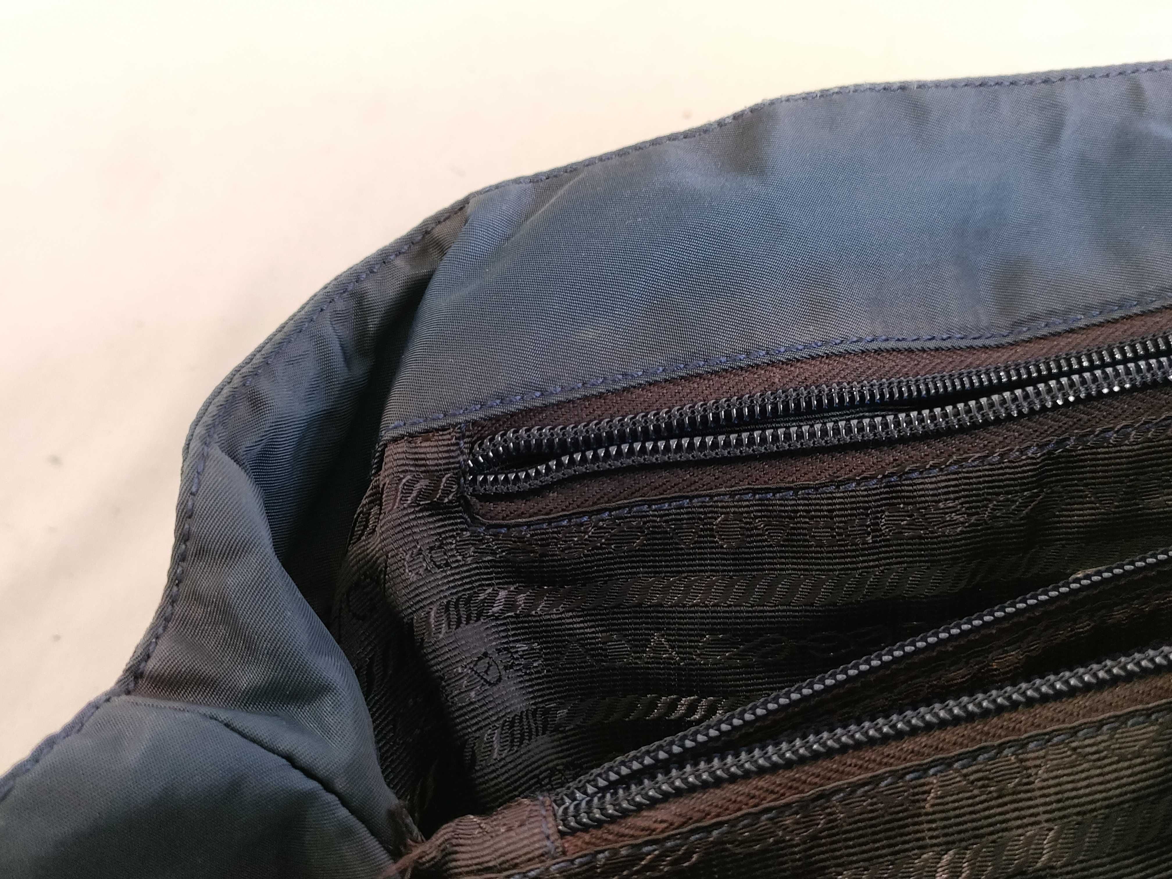 Nylon Prada Triangle Logo Nylon Tote Bag — view 15