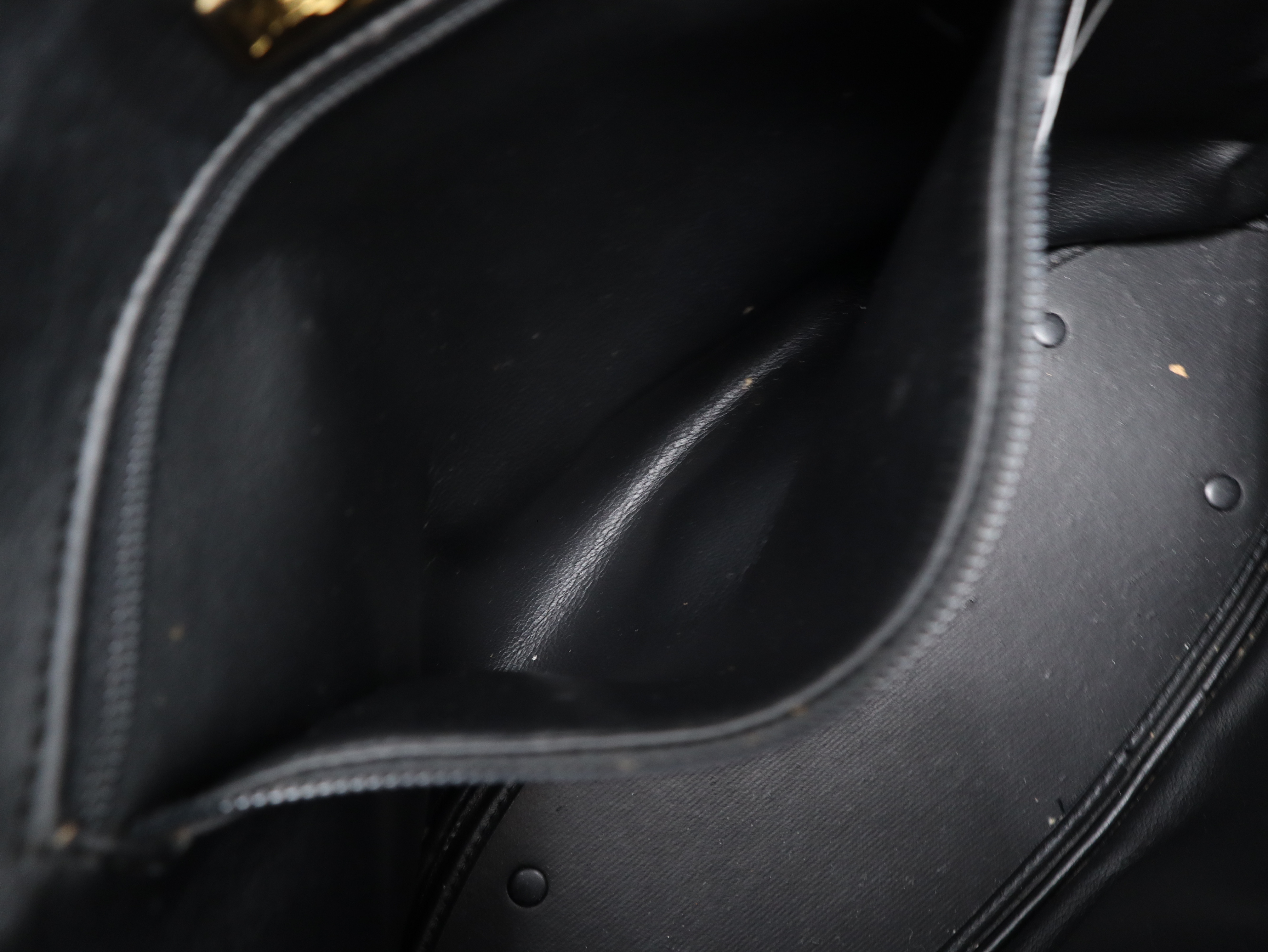 Suede YSL Tote Bag Black Tote Bag — view 11