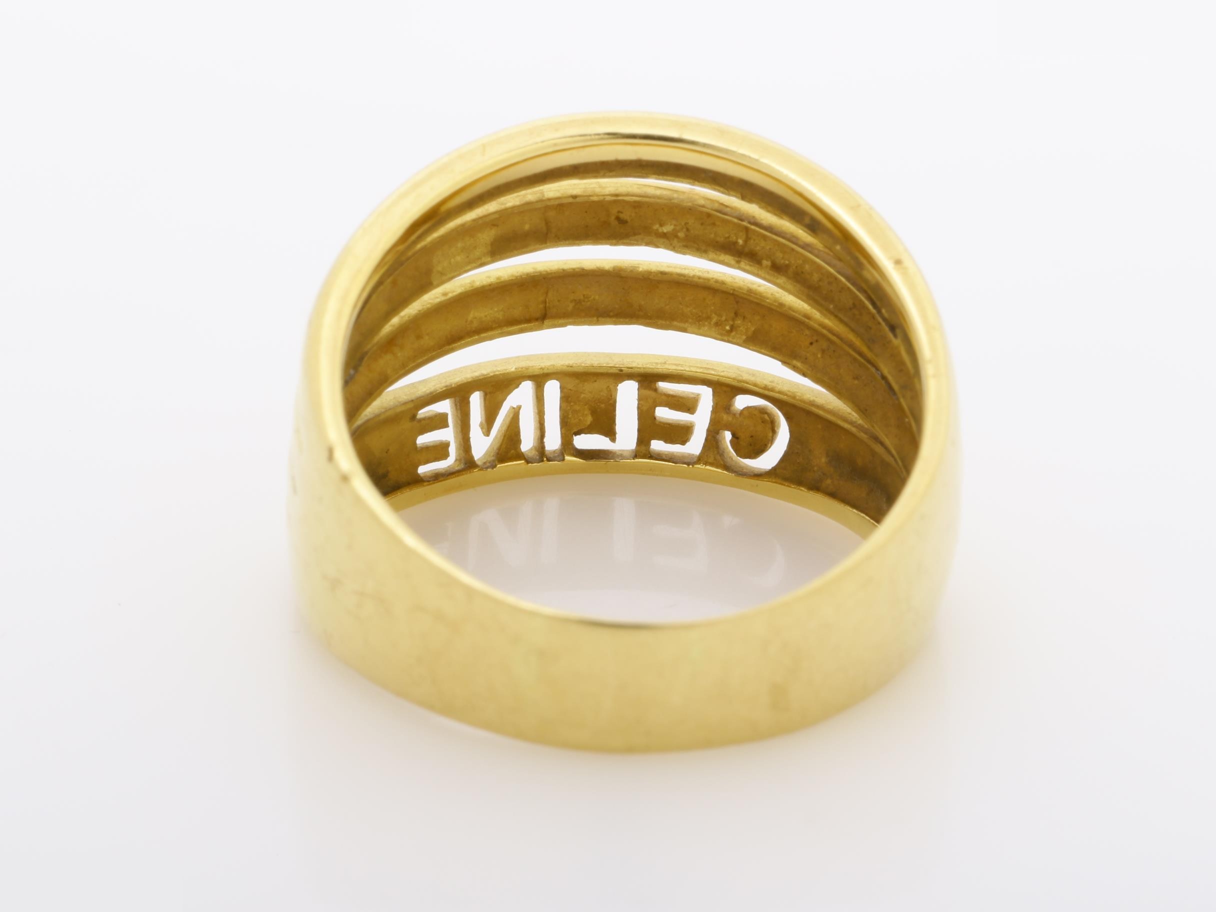 Other line: Precious metal ring, 750YG, 8.29g, #17 — view 4