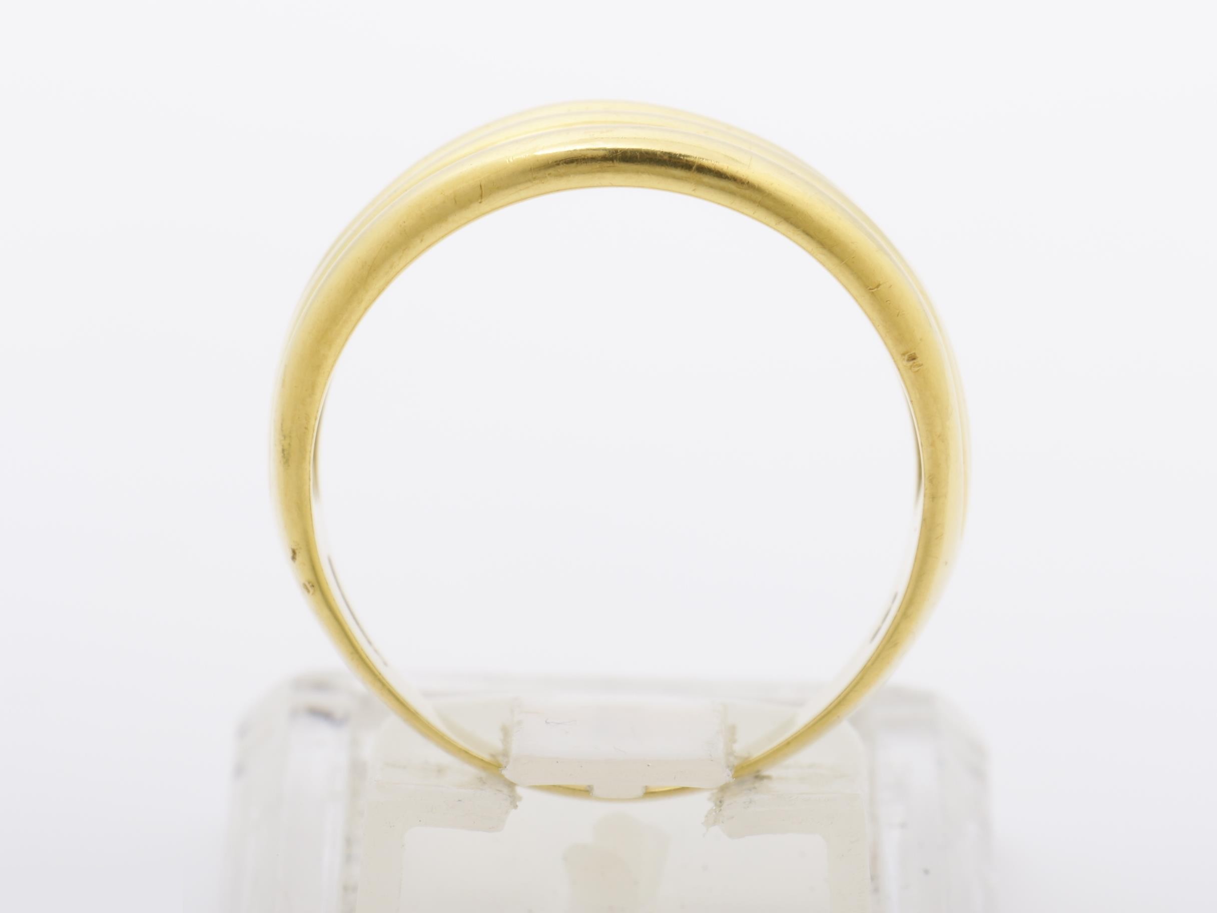 Other line: Precious metal ring, 750YG, 8.29g, #17 — view 5