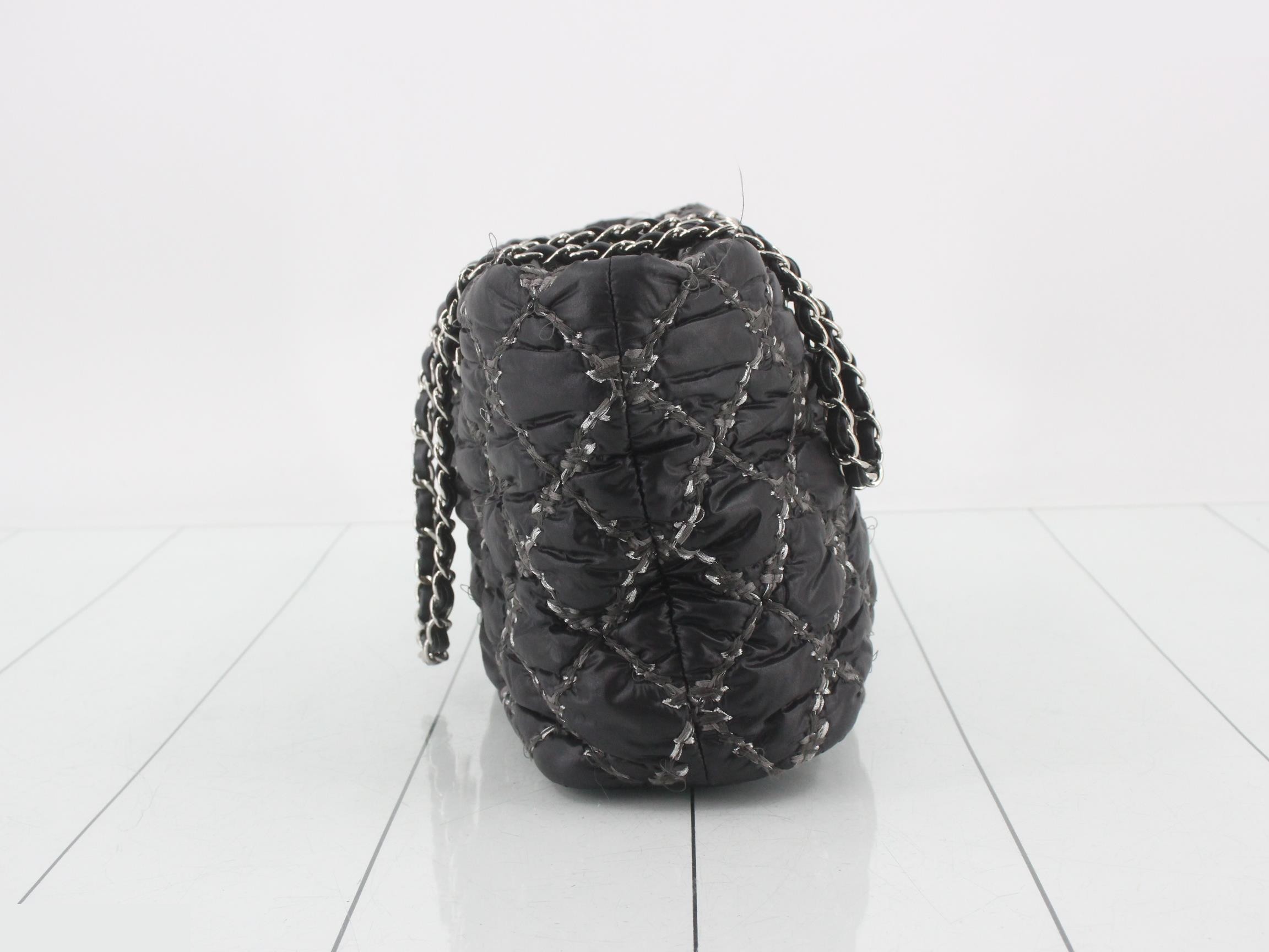Paris Byzantium Chain Tote, Black, No. 14 — view 3