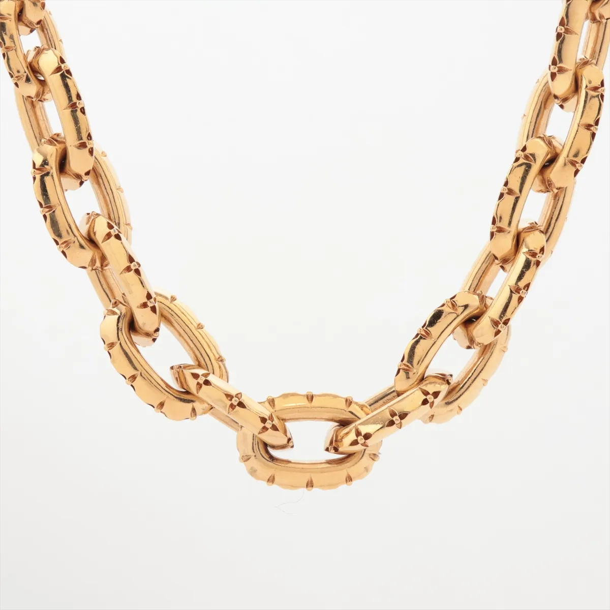 VA0233 Necklace GP Gold, dents,