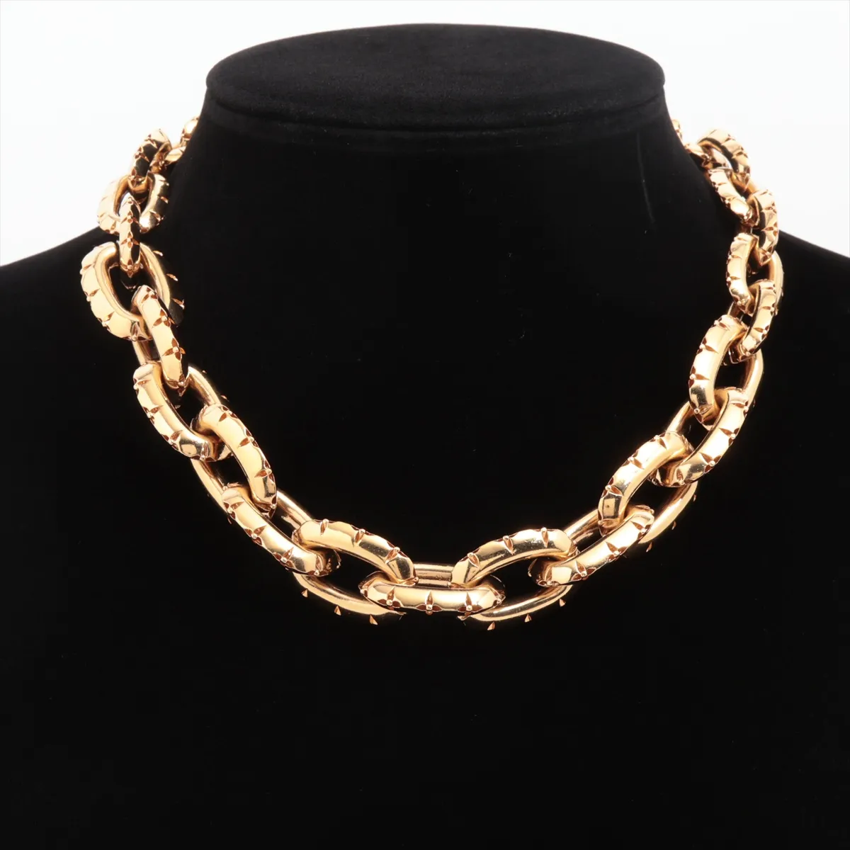 VA0233 Necklace GP Gold, dents, — view 6
