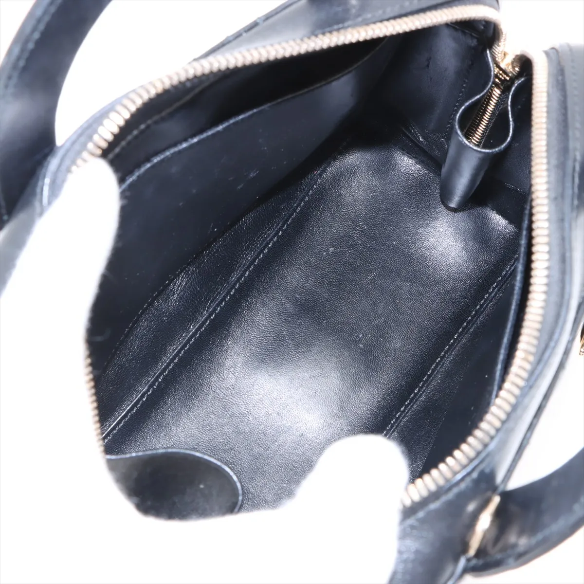 Lady Dior Lily Leather 2-Way Handbag, Black — view 6
