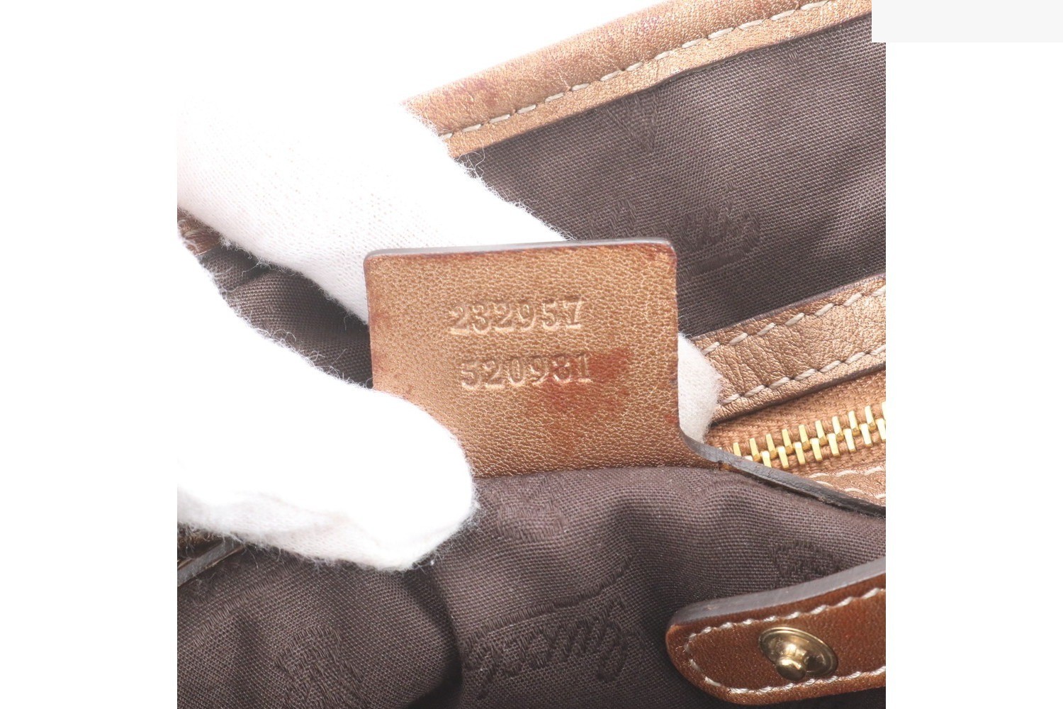 GG Canvas GG Twins 232957 Leather Tote Bag — view 9