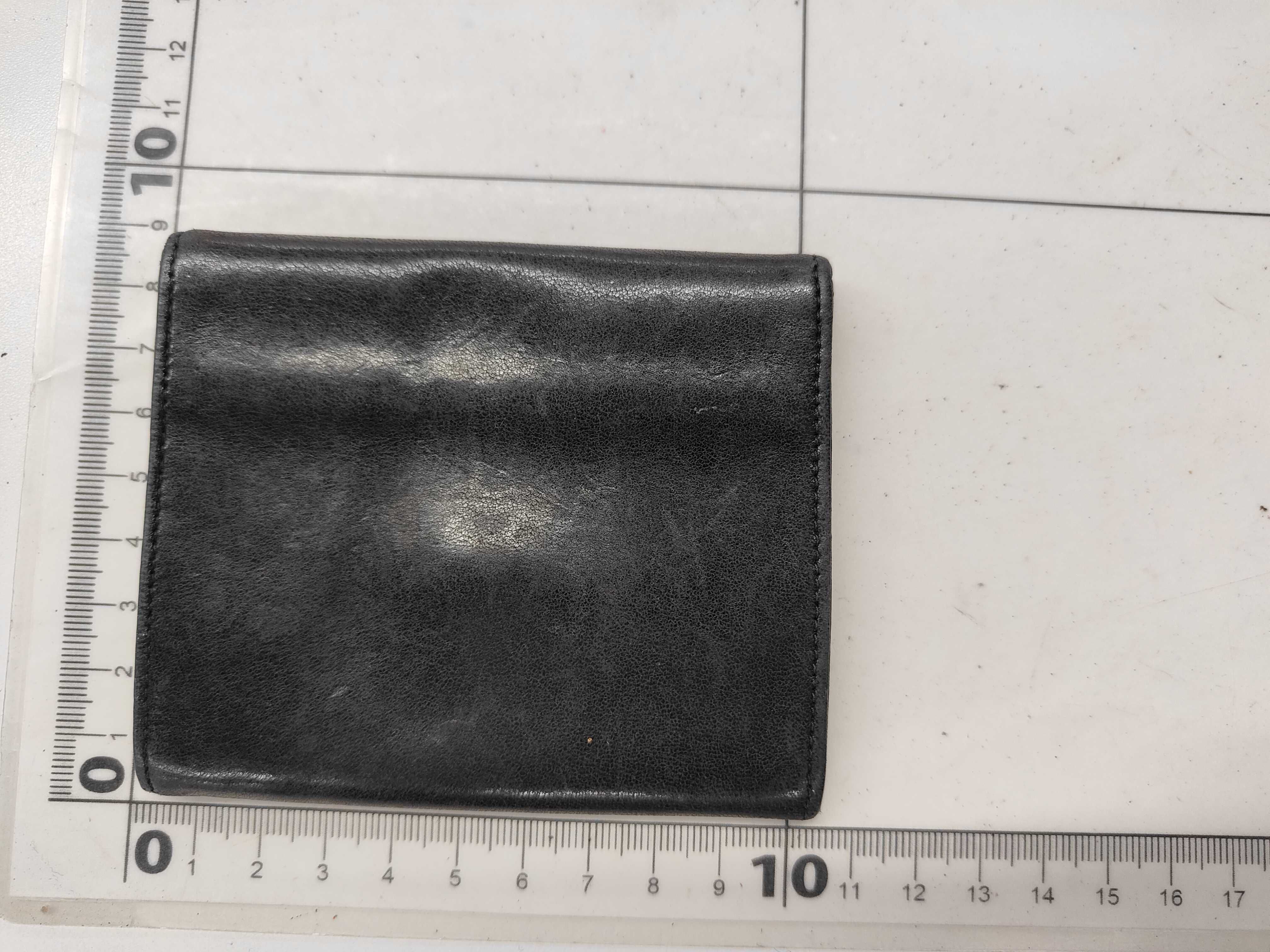 Calfskin Coin Case, Black Coin Case — view 2