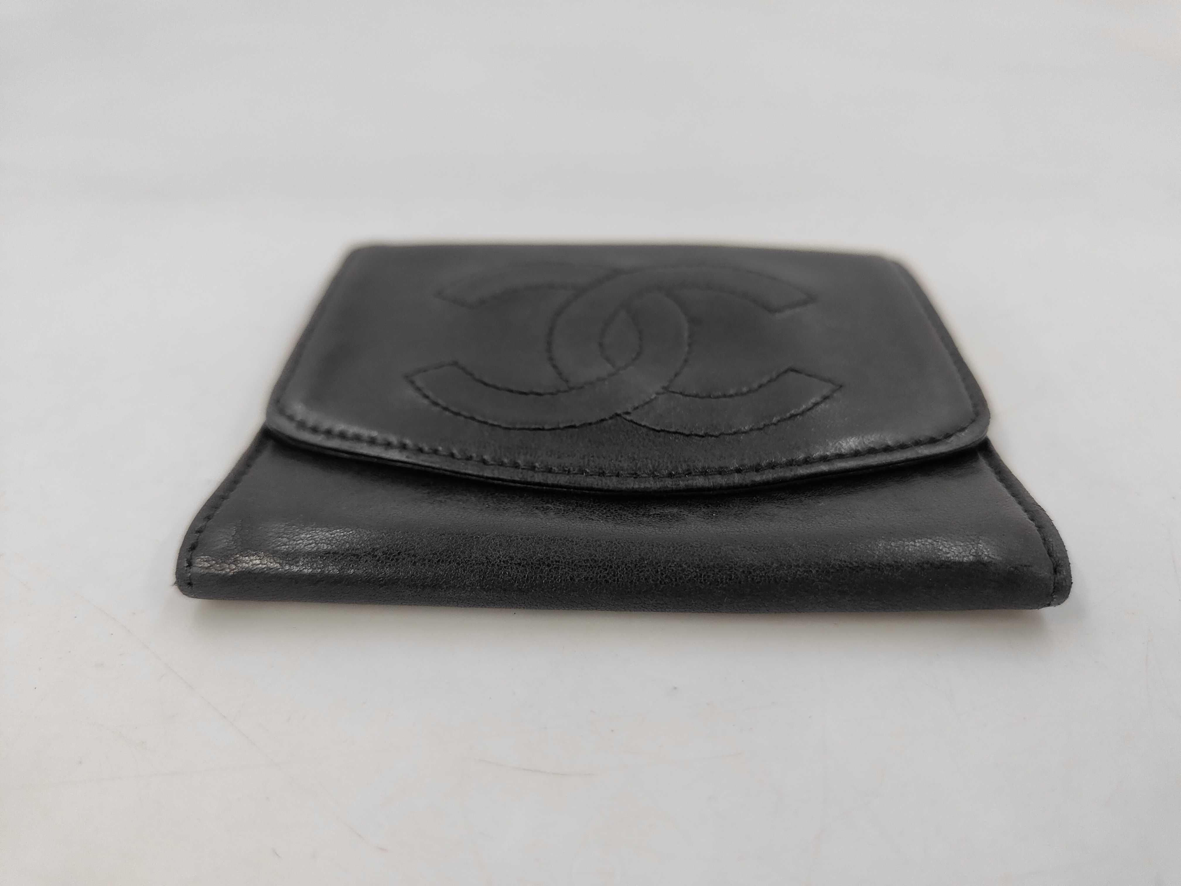 Calfskin Coin Case, Black Coin Case — view 3