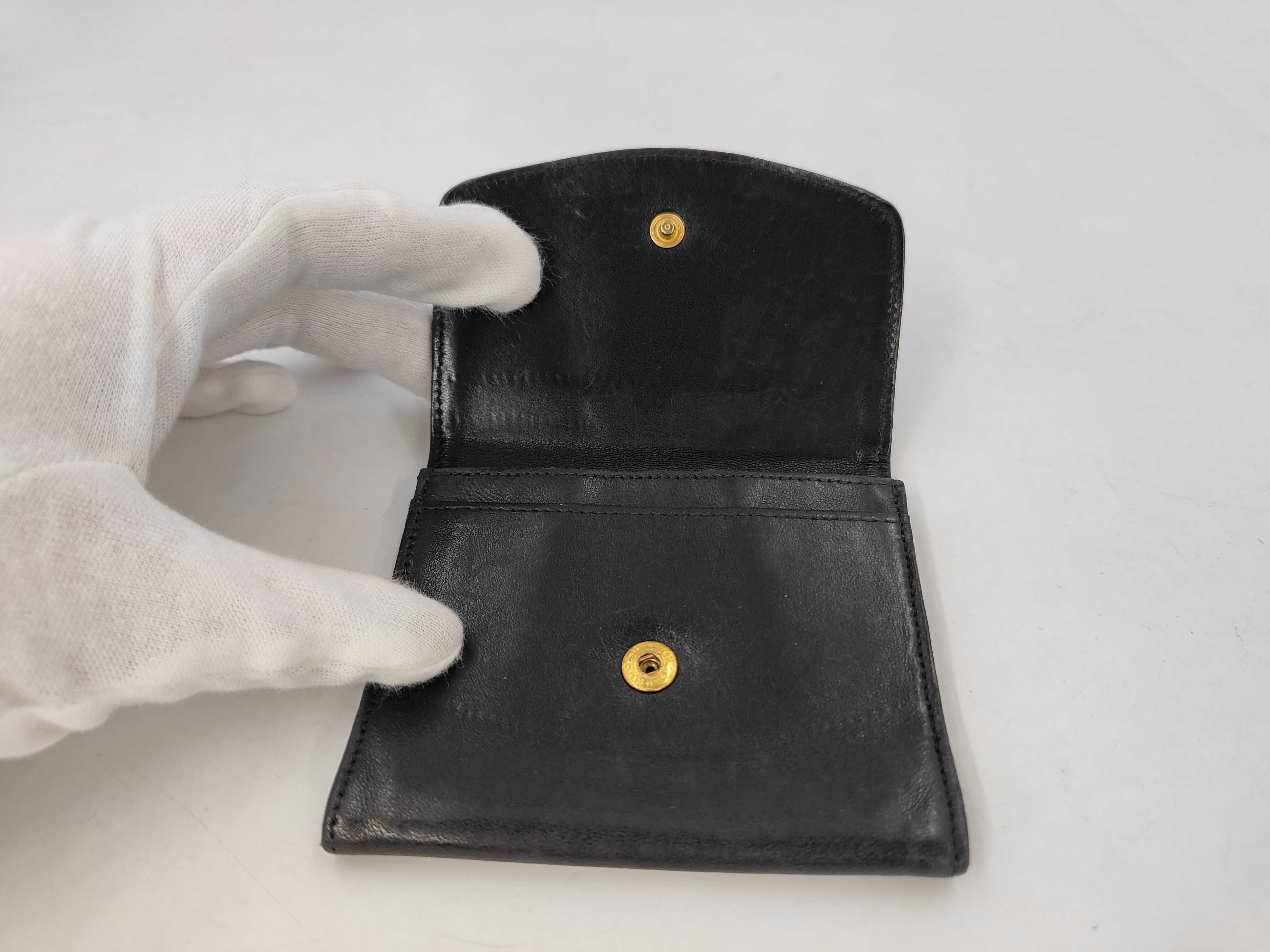 Calfskin Coin Case, Black Coin Case — view 5