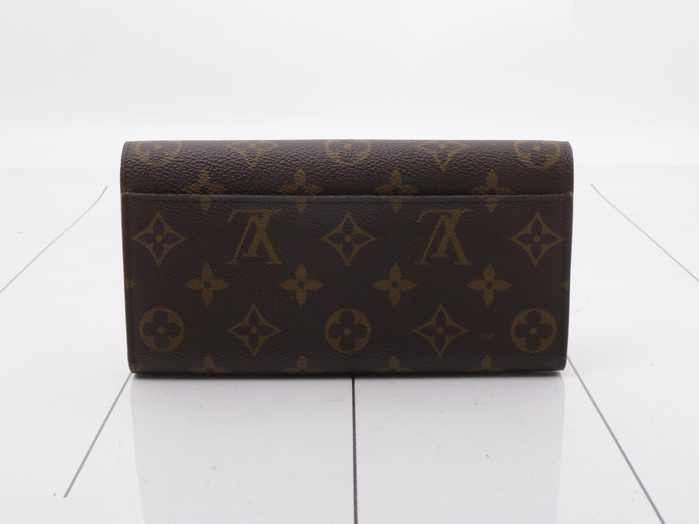 Monogram Portefeuille Sarah Fuchsia Bi-fold Long Wallet — view 2