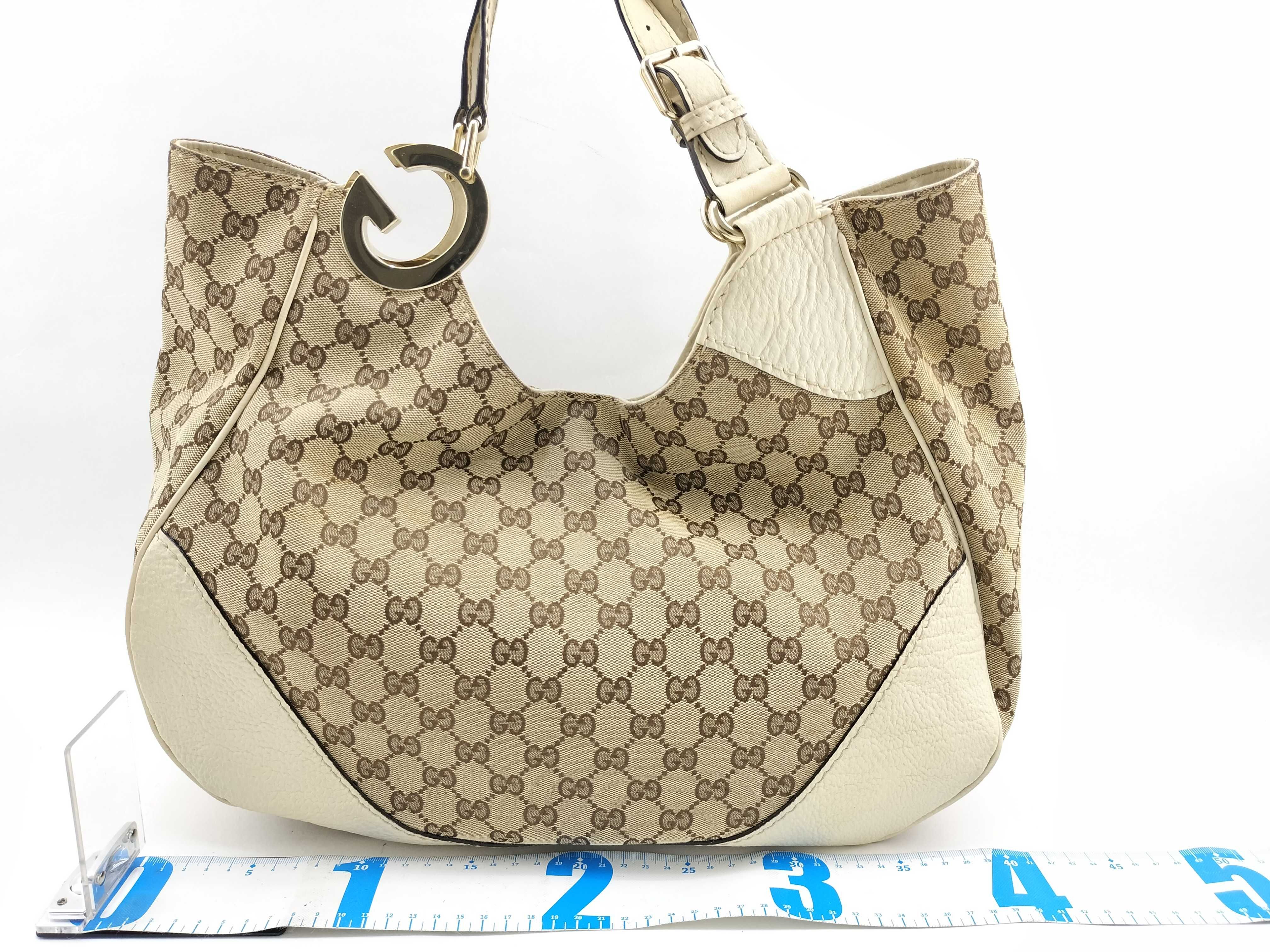 GG Canvas Interlocking G Charlotte Hobo Shoulder Bag 203504 Tote Bag — view 2
