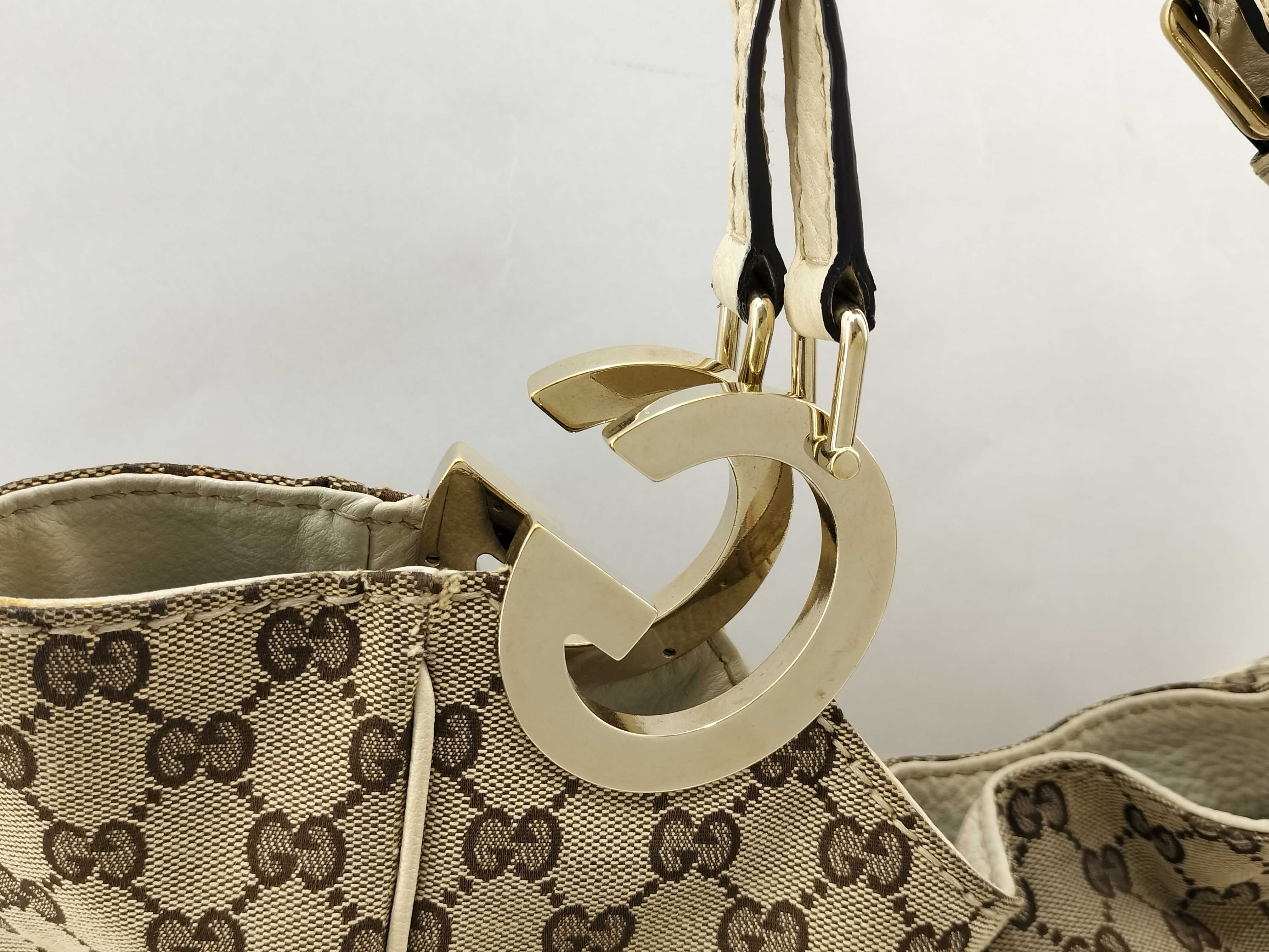 GG Canvas Interlocking G Charlotte Hobo Shoulder Bag 203504 Tote Bag — view 3