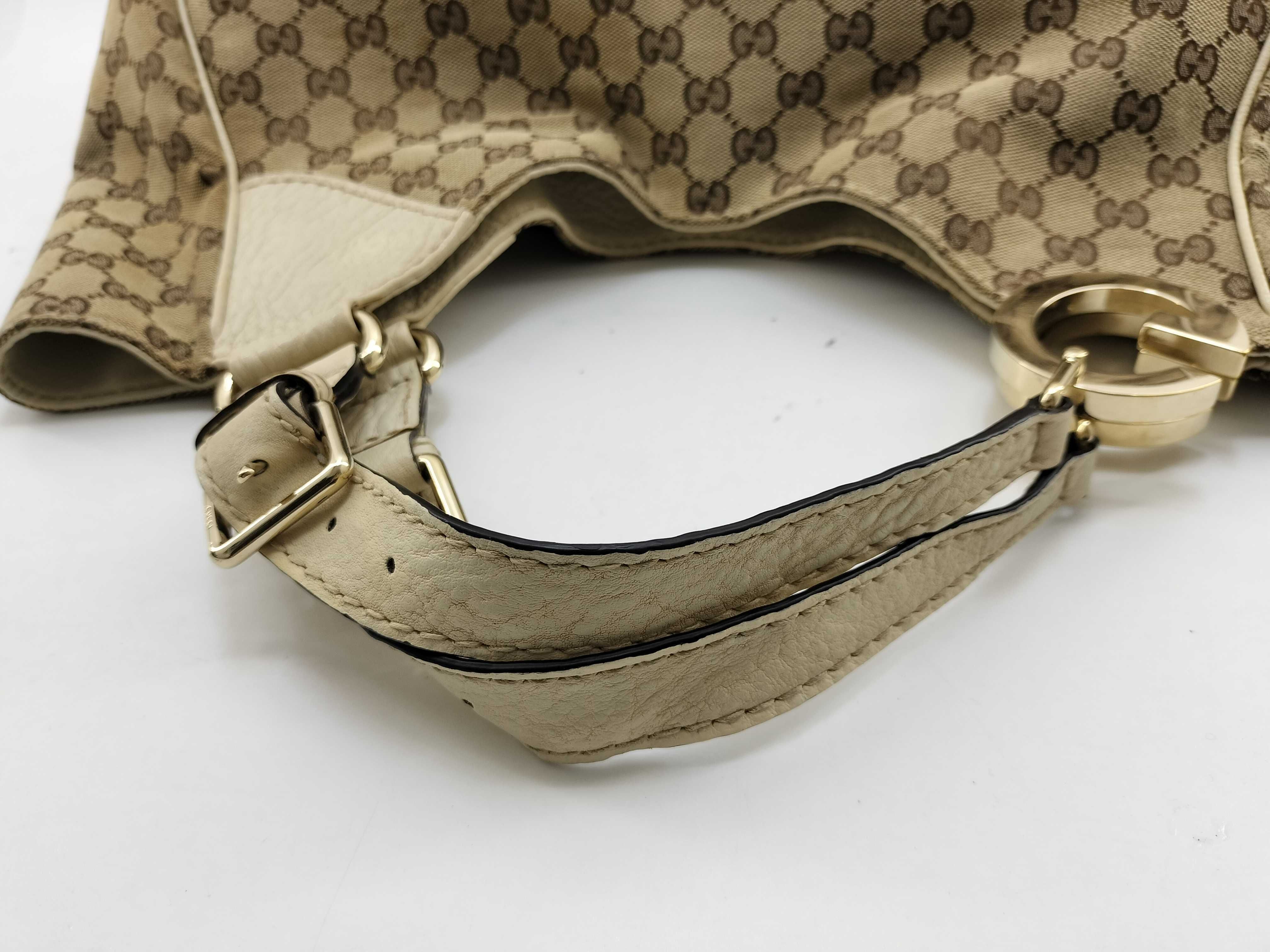 GG Canvas Interlocking G Charlotte Hobo Shoulder Bag 203504 Tote Bag — view 8