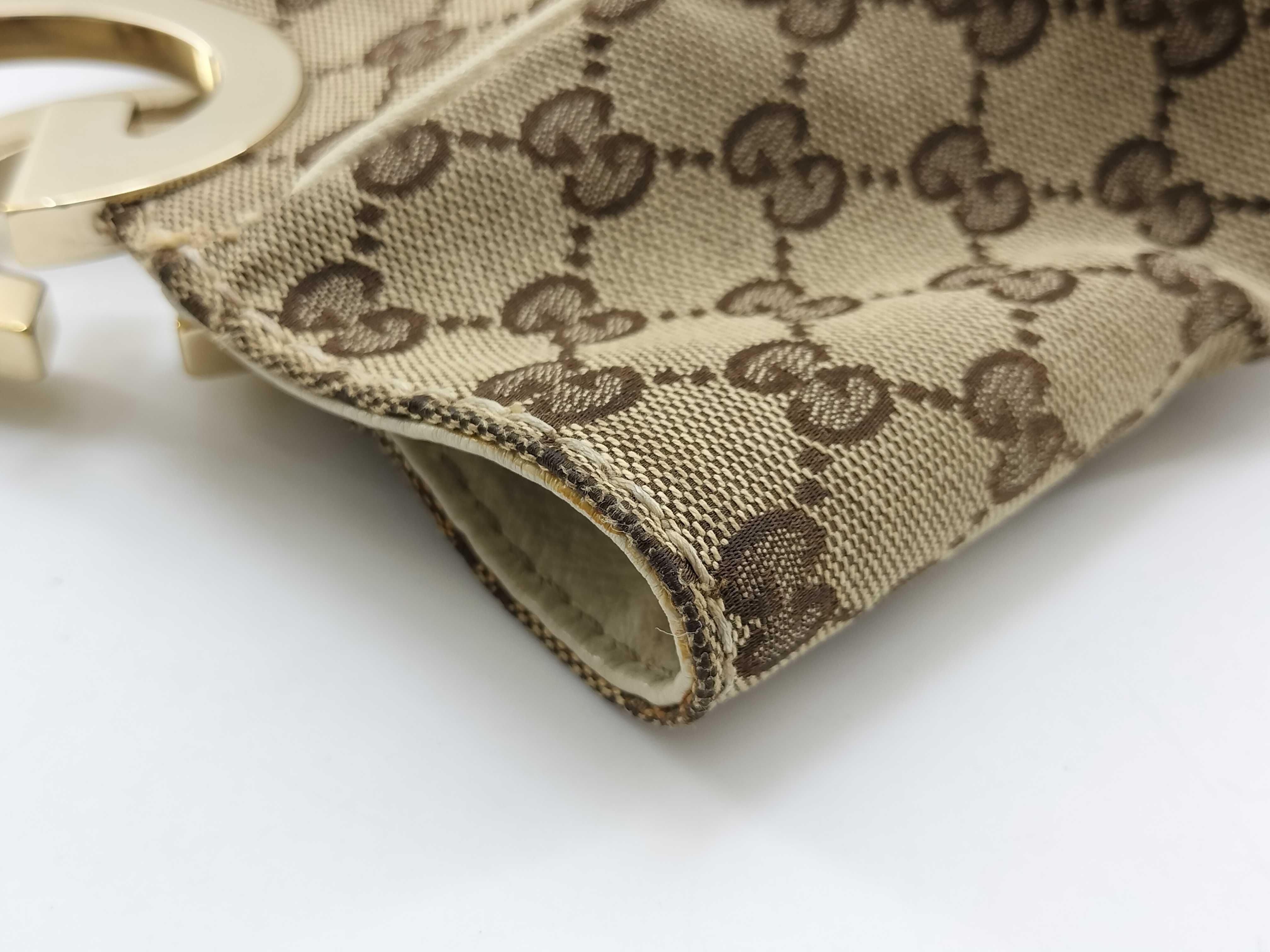 GG Canvas Interlocking G Charlotte Hobo Shoulder Bag 203504 Tote Bag — view 9