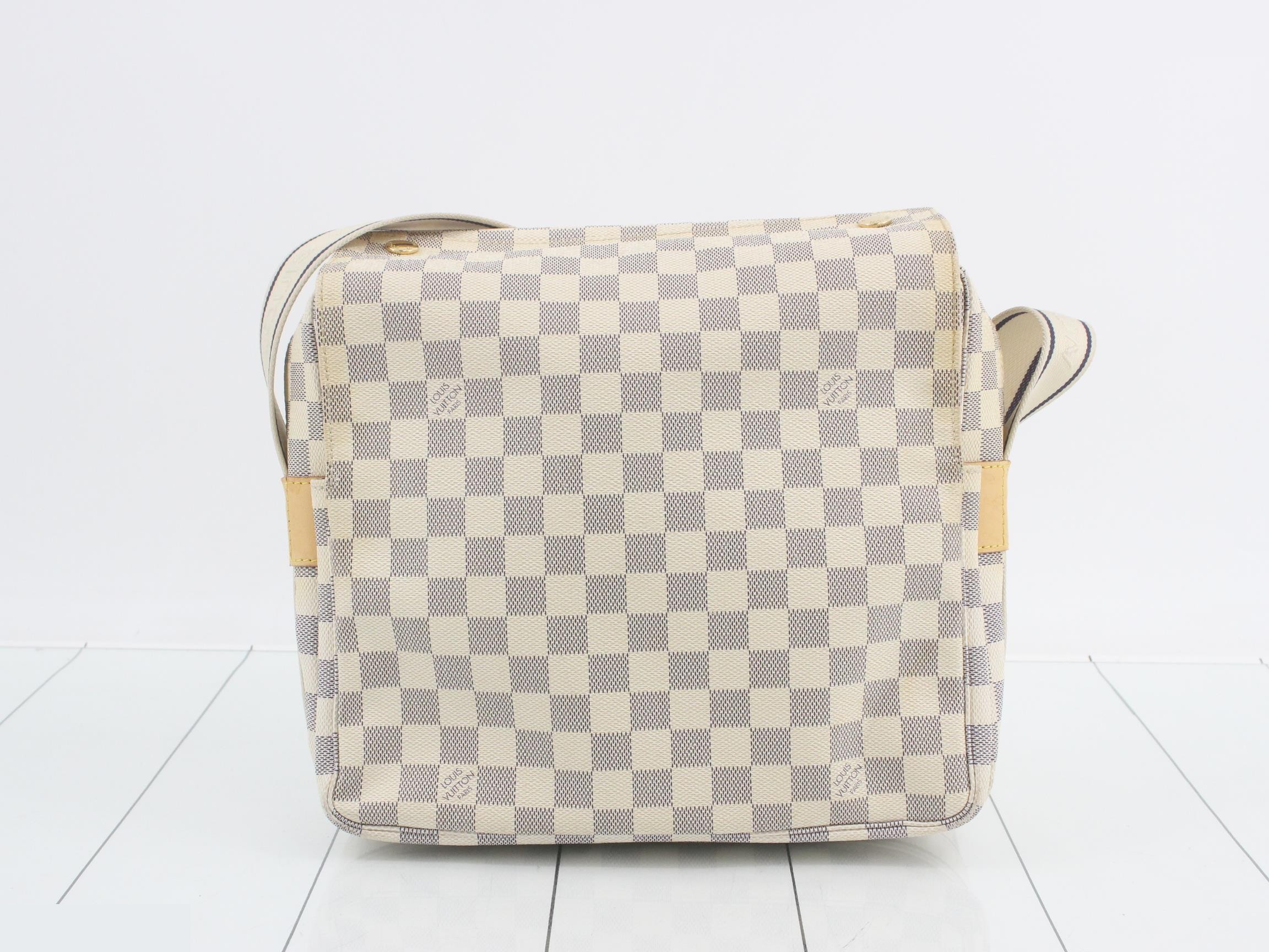 Damier Azur Naviglio Shoulder Bag — view 2