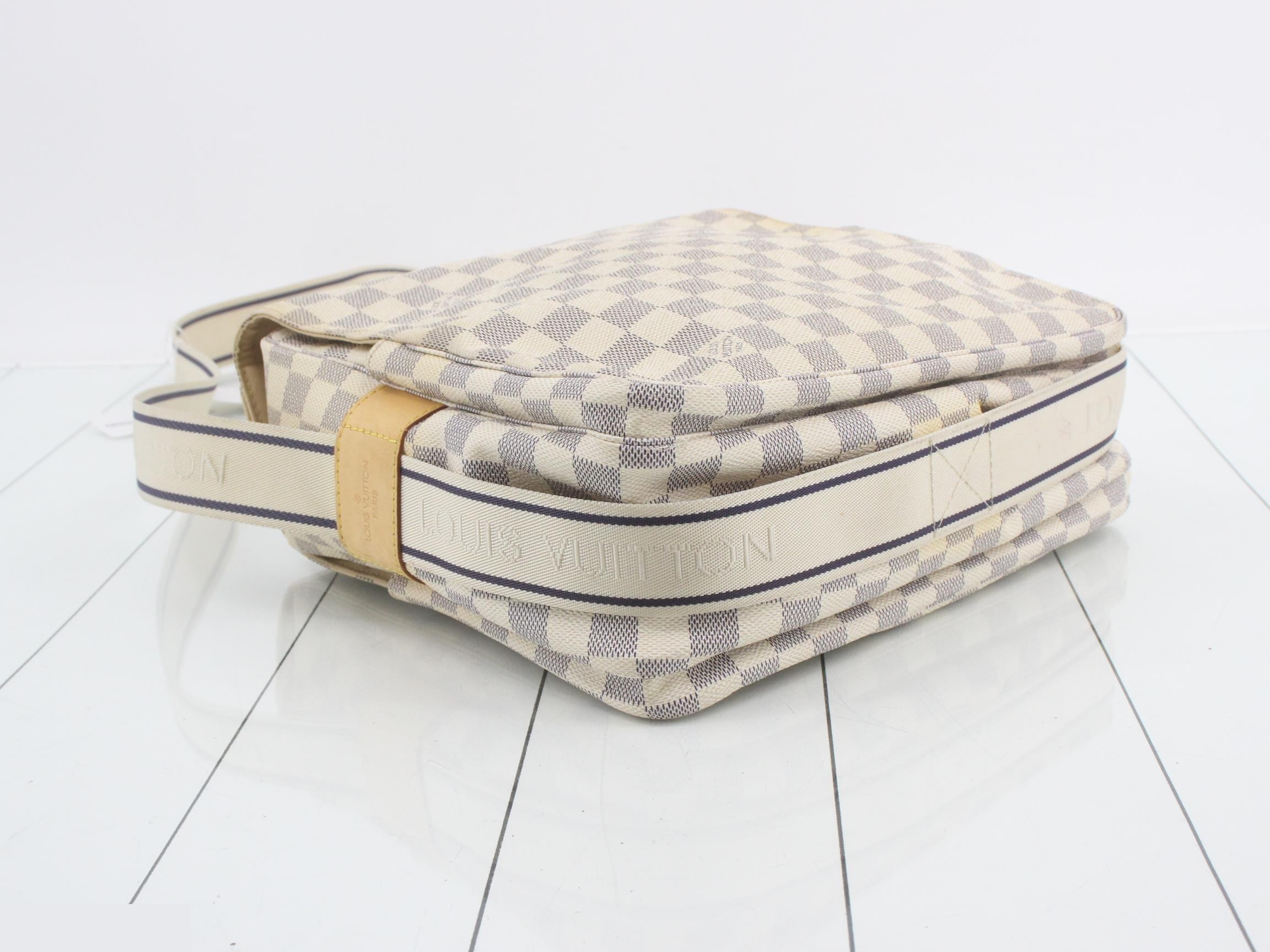 Damier Azur Naviglio Shoulder Bag — view 5