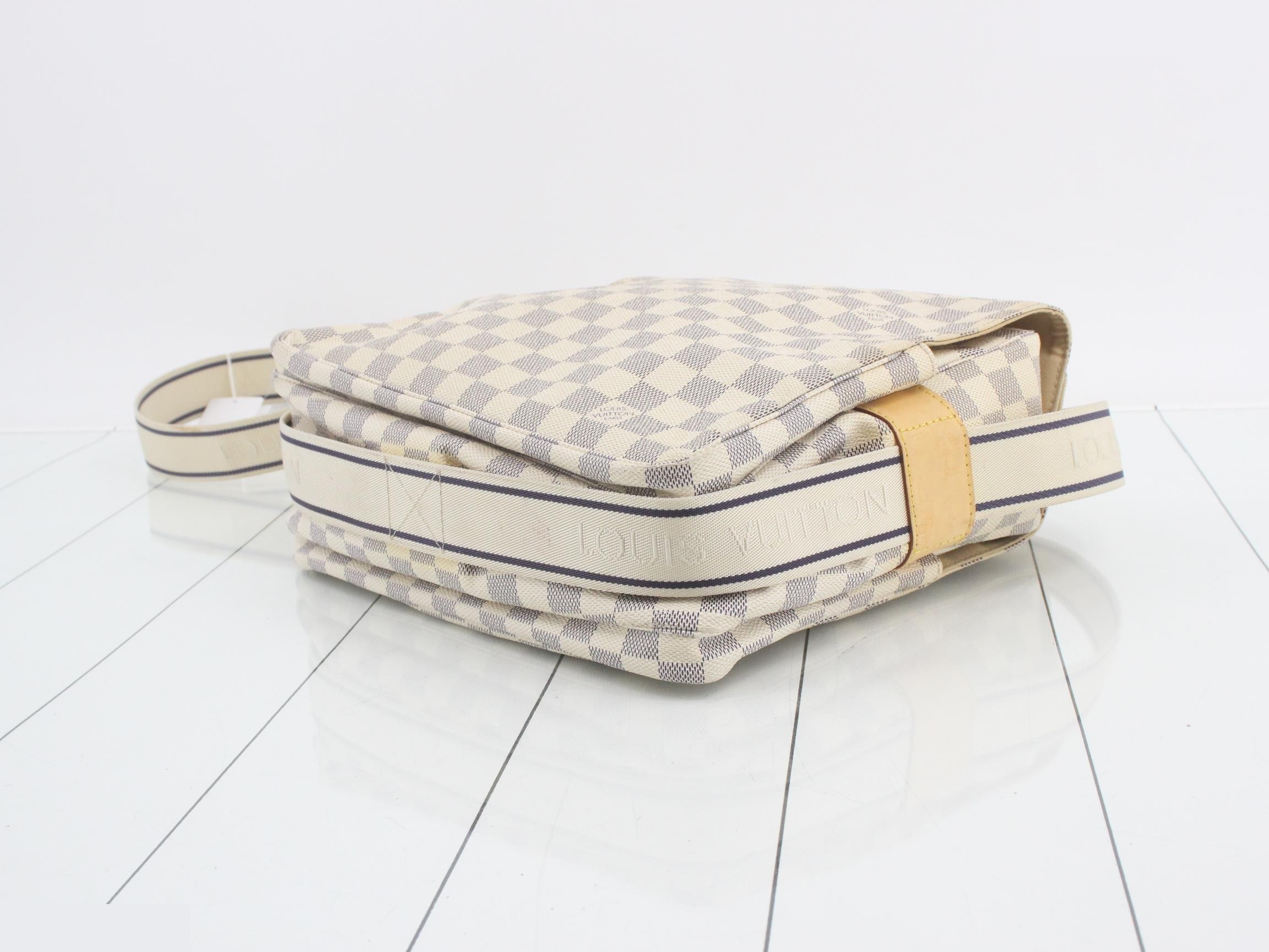 Damier Azur Naviglio Shoulder Bag — view 6
